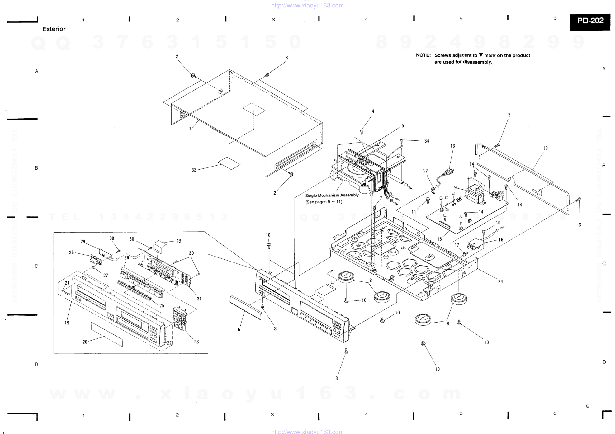 先锋PIONEER PD-102音响电路图-6