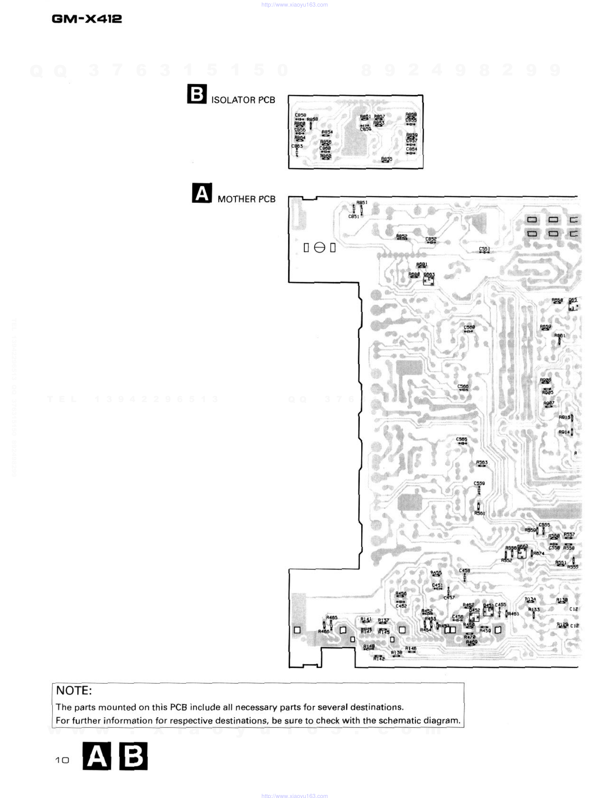 先锋PIONEER GM-X412音响电路图-9 先锋PIONEER GM-X412音响电路图-9