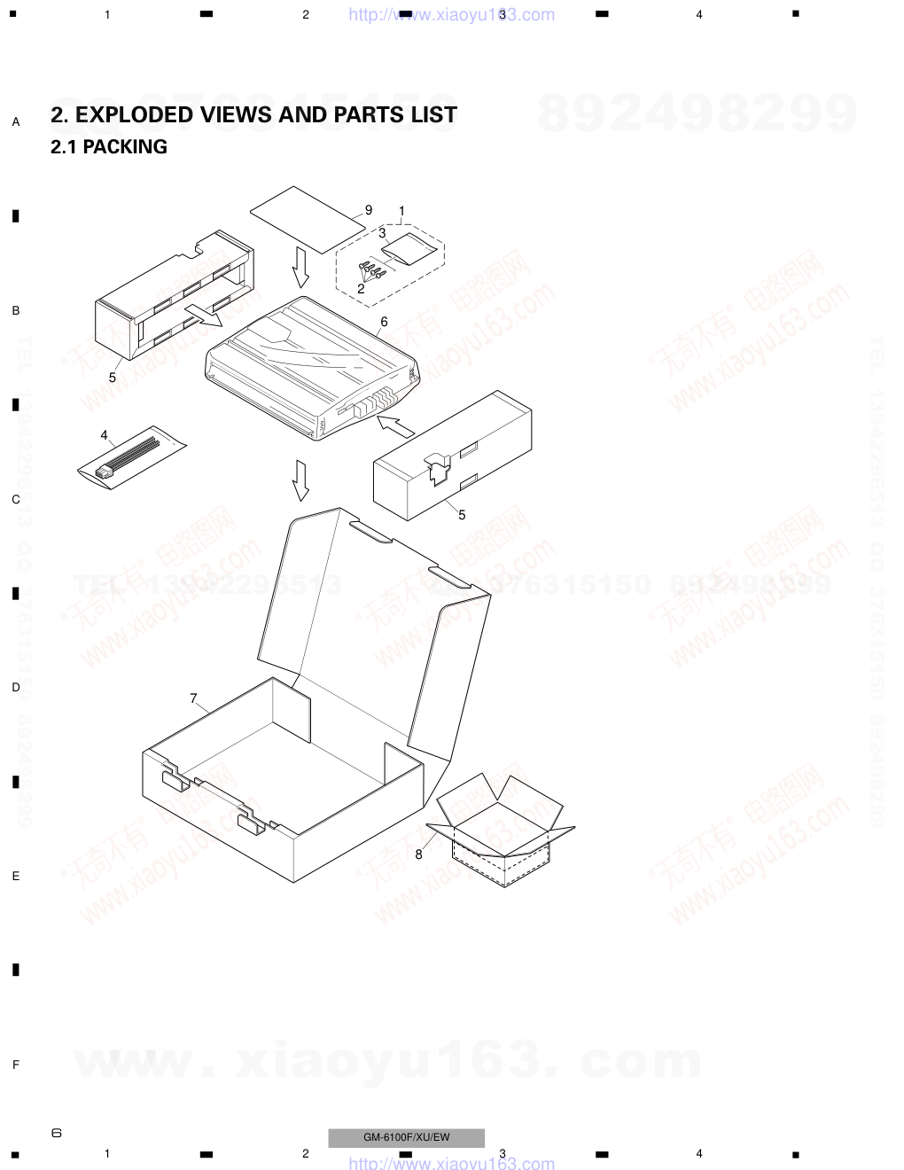 先锋PIONEER GM-6150F音响电路图-5 先锋PIONEER GM-6150F音响电路图-5