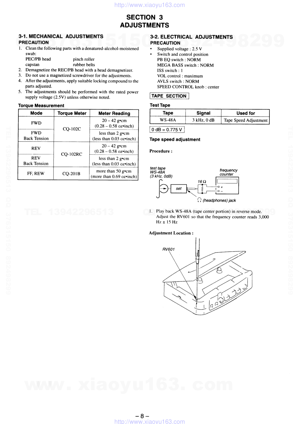 索尼SONY WM-GX320电路图-7 索尼SONY WM-GX320电路图-7