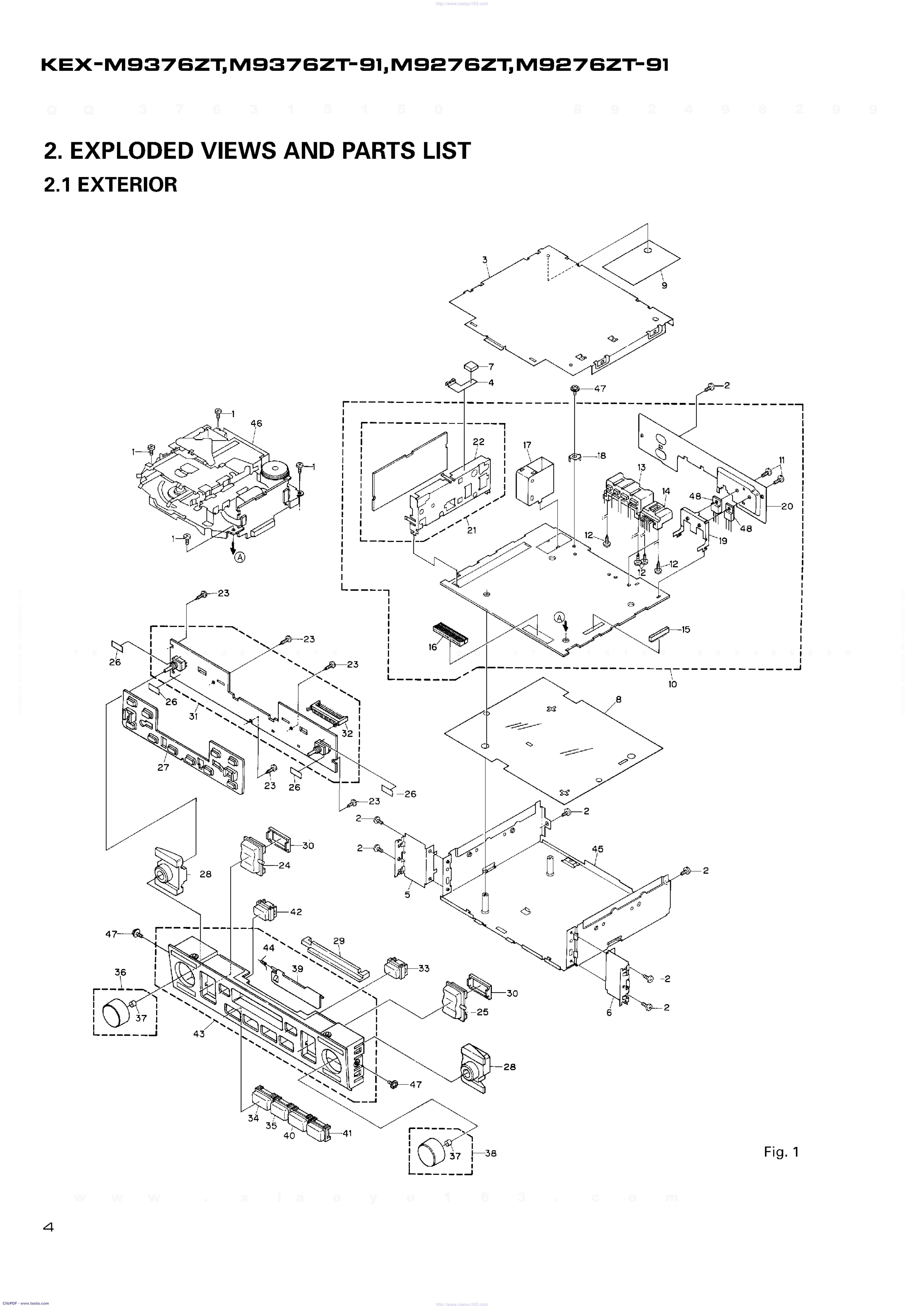 先锋PIONEER KEX-M9376ZT音响电路图-3 先锋PIONEER KEX-M9376ZT音响电路图-3