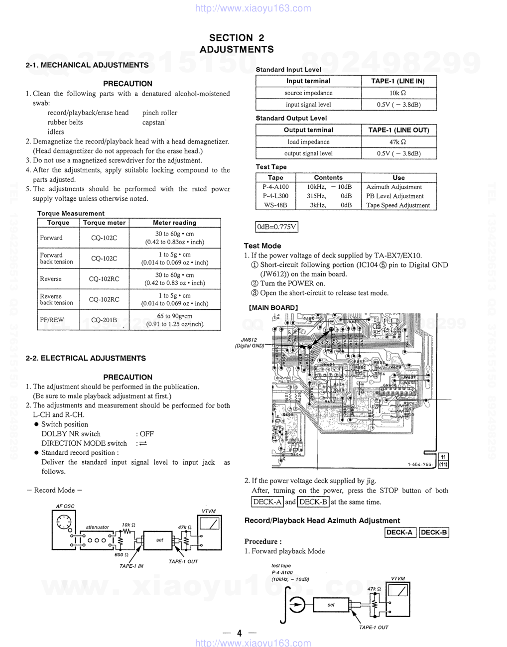 索尼SONY TC-EX7电路图-3