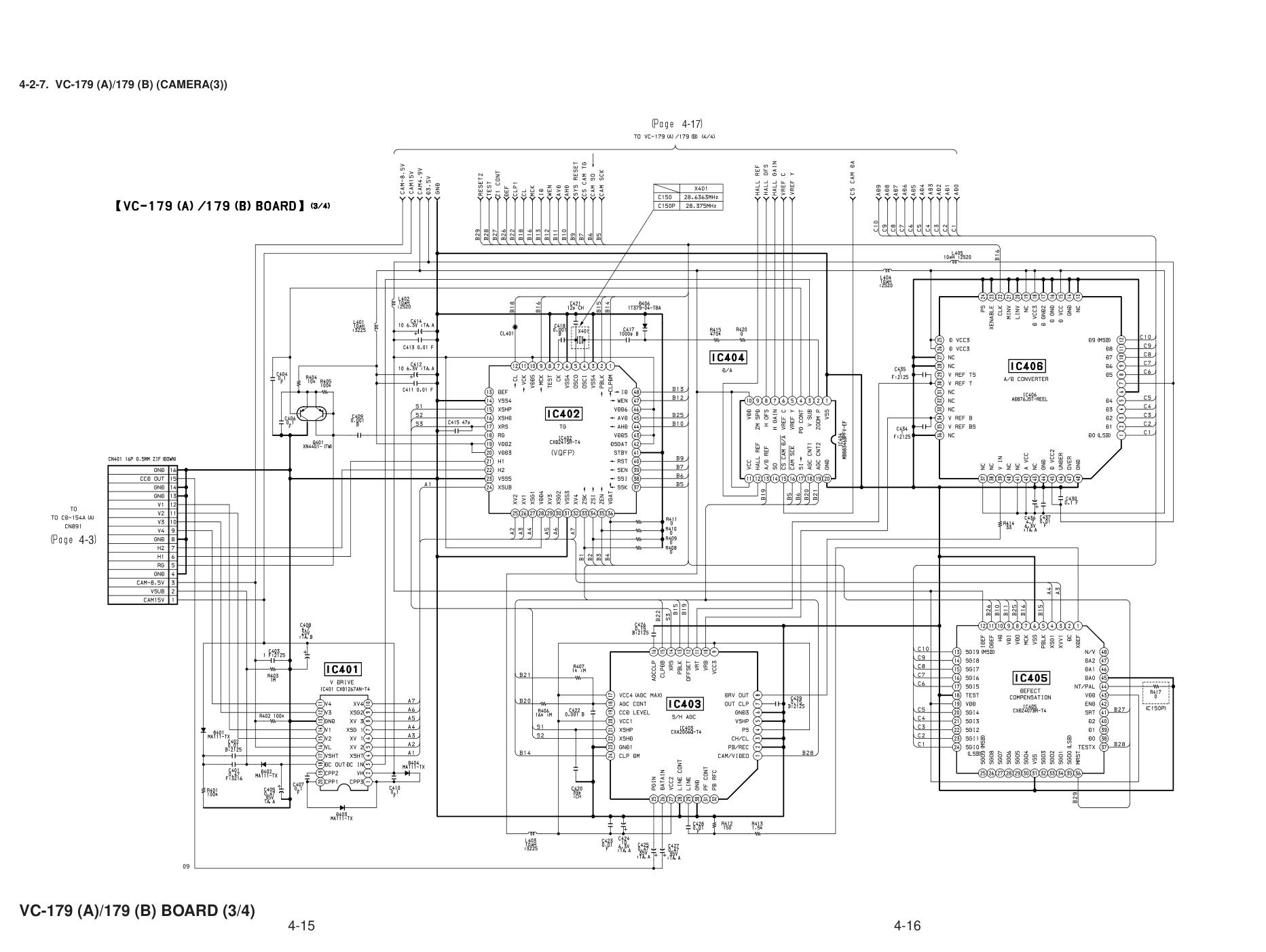 索尼SONY PCS-C150P摄像头维修资料-9