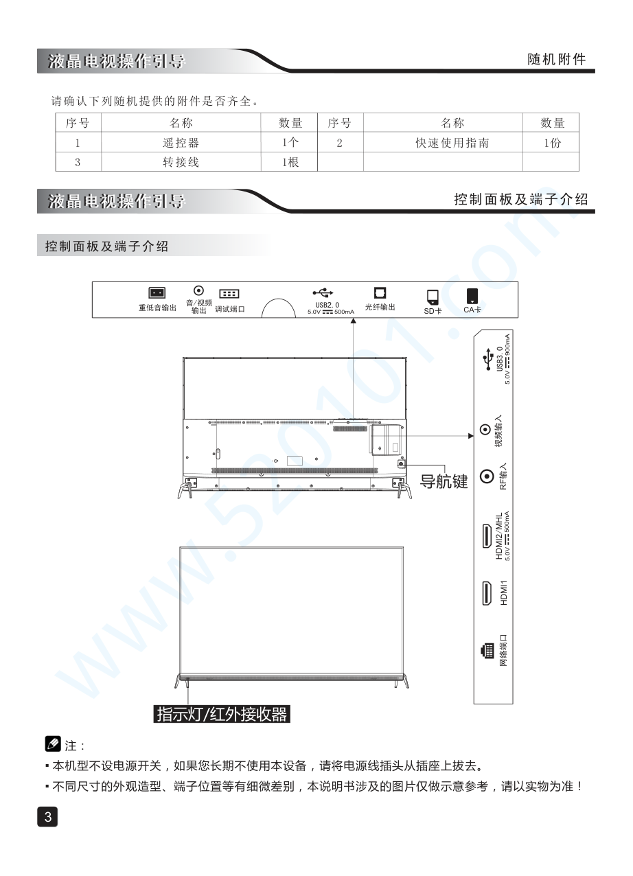 创维55G7液晶电视说明书-4 创维55G7液晶电视说明书-4