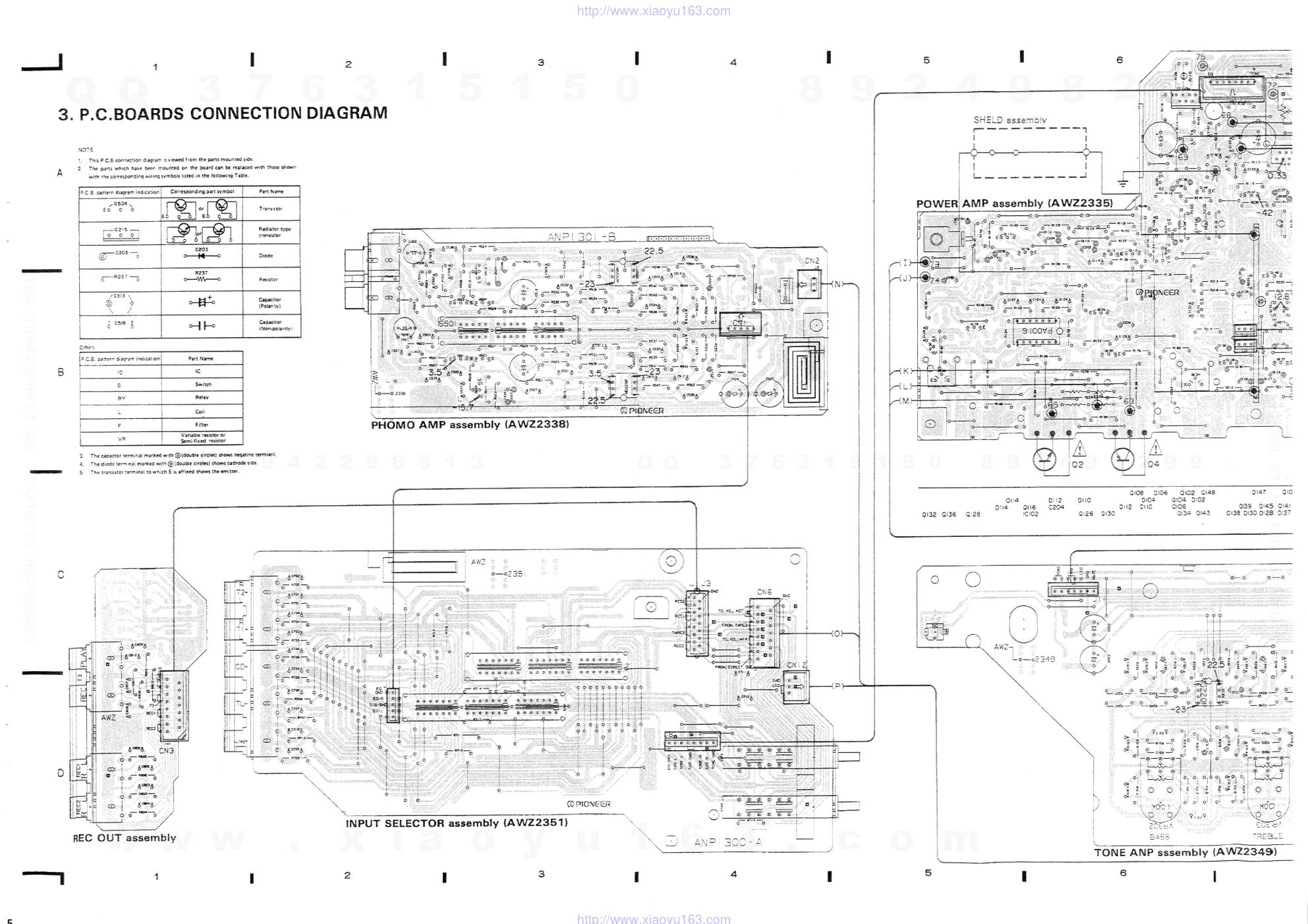 先锋PIONEER A-656-S音响电路原理图-6 先锋PIONEER A-656-S音响电路原理图-6