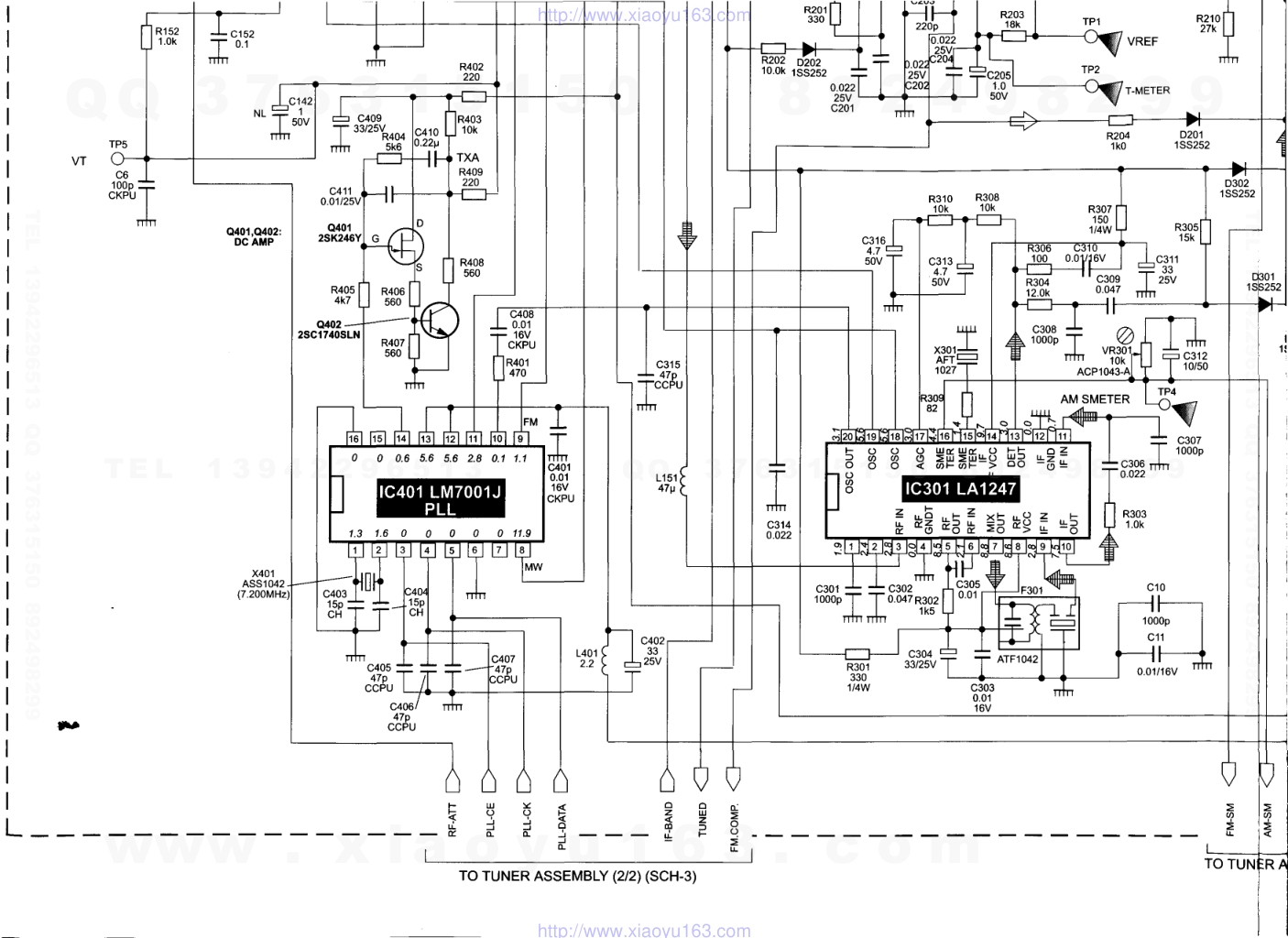 先锋PIONEER F-304RDS音响电路图-5 先锋PIONEER F-304RDS音响电路图-5