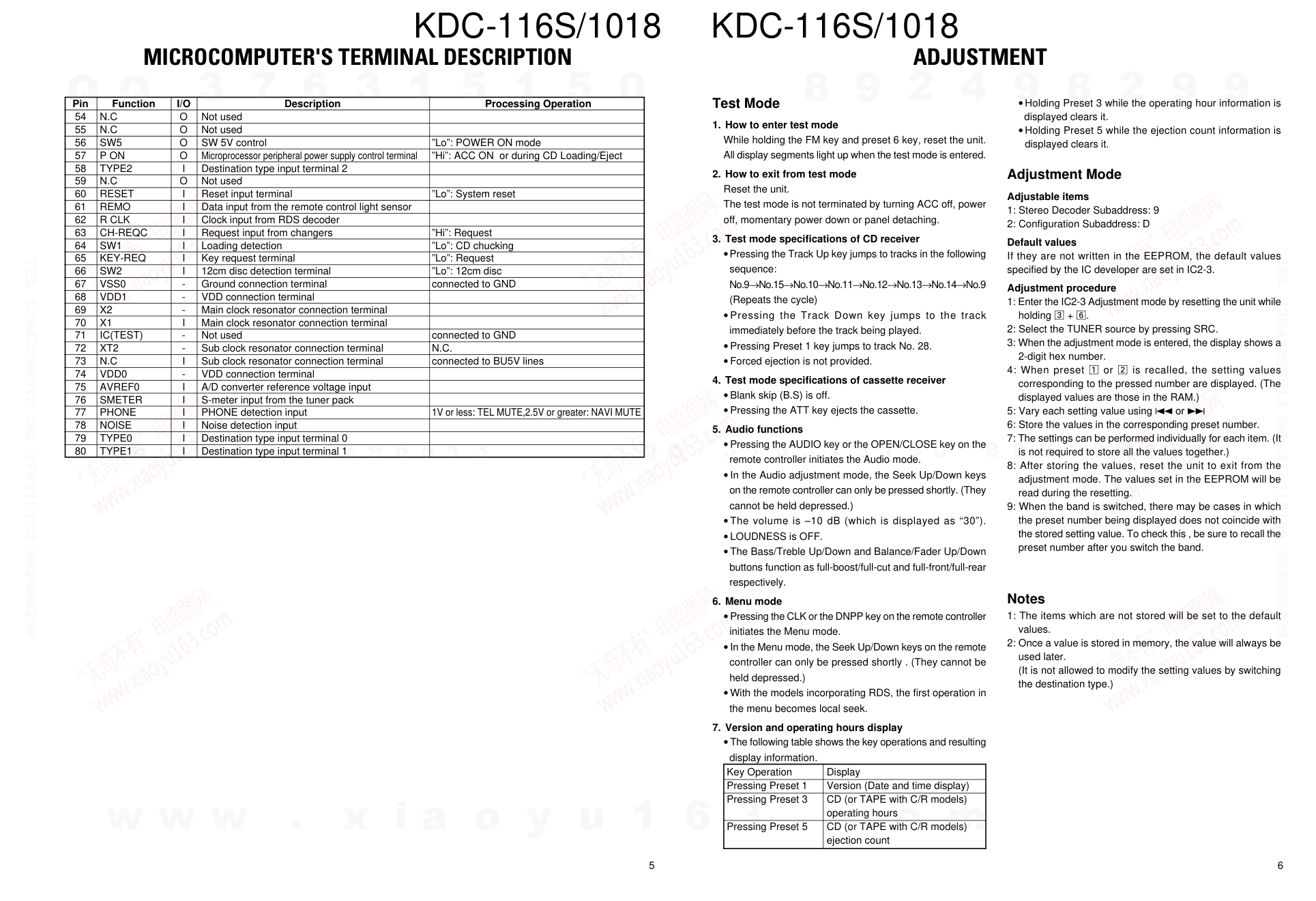 建伍KENWOOD KDC-116S CD播放器电路图-4