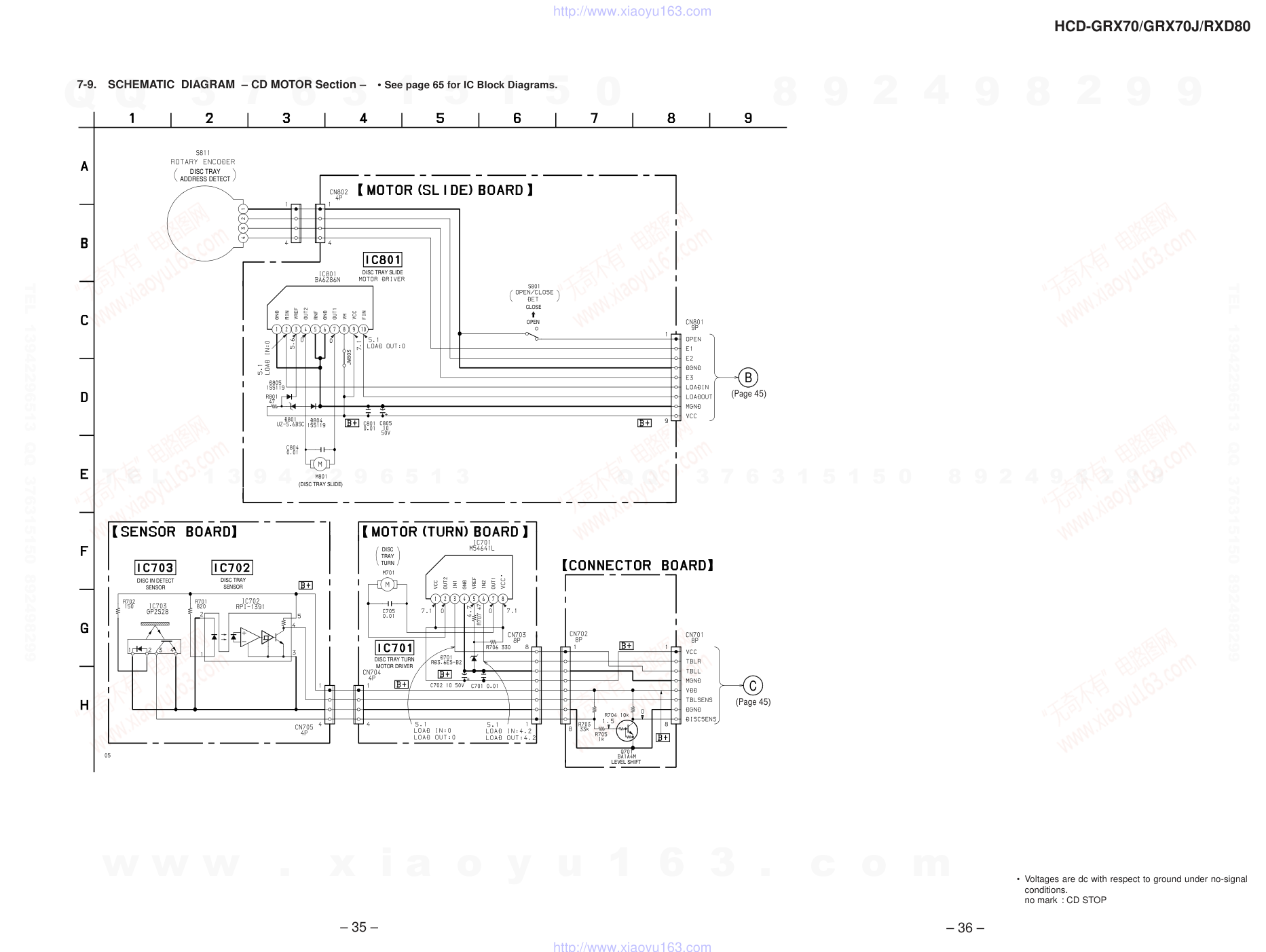 索尼SONY HCD-GRX70音响电路图-2 索尼SONY HCD-GRX70音响电路图-2