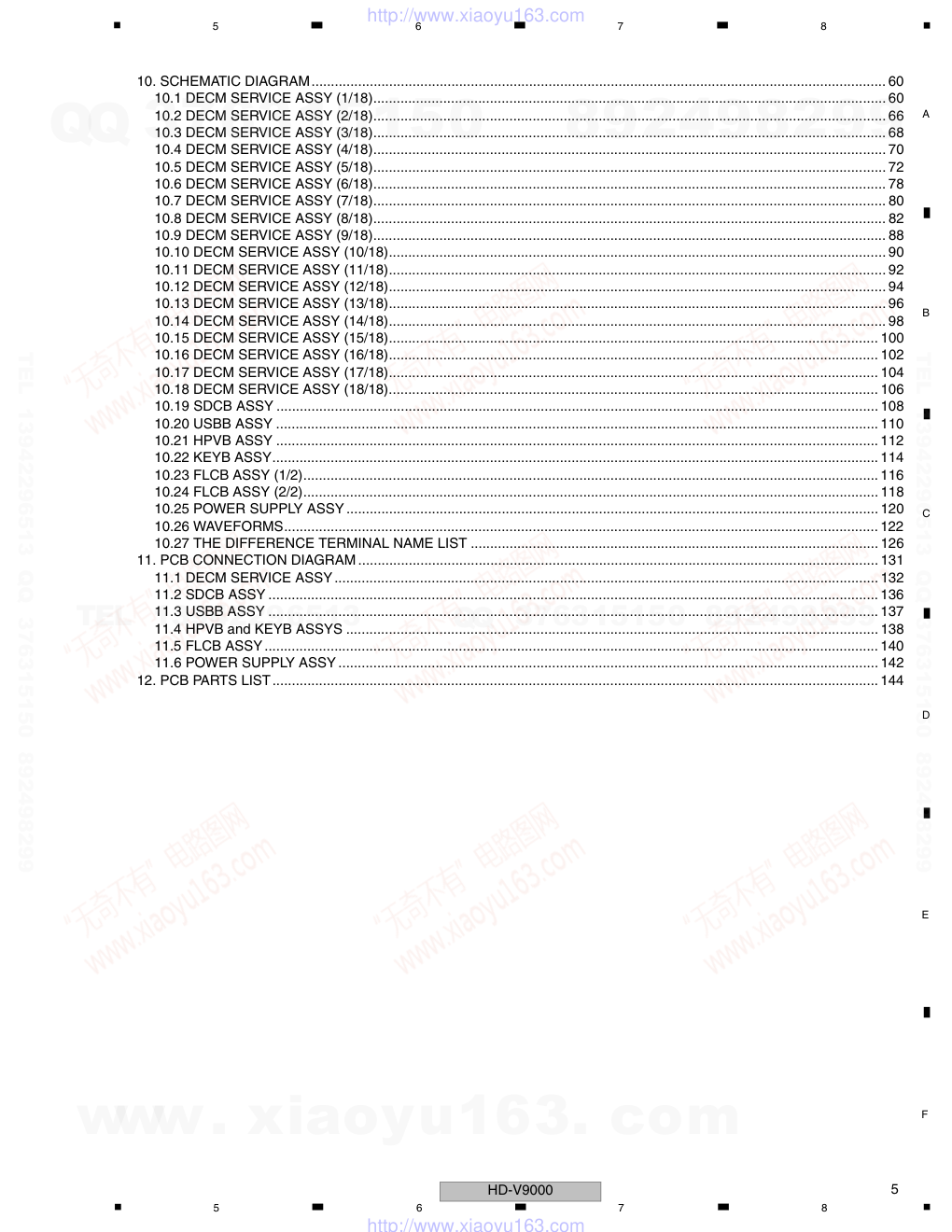 先锋PIONEER HD-V9000音响电路图-4