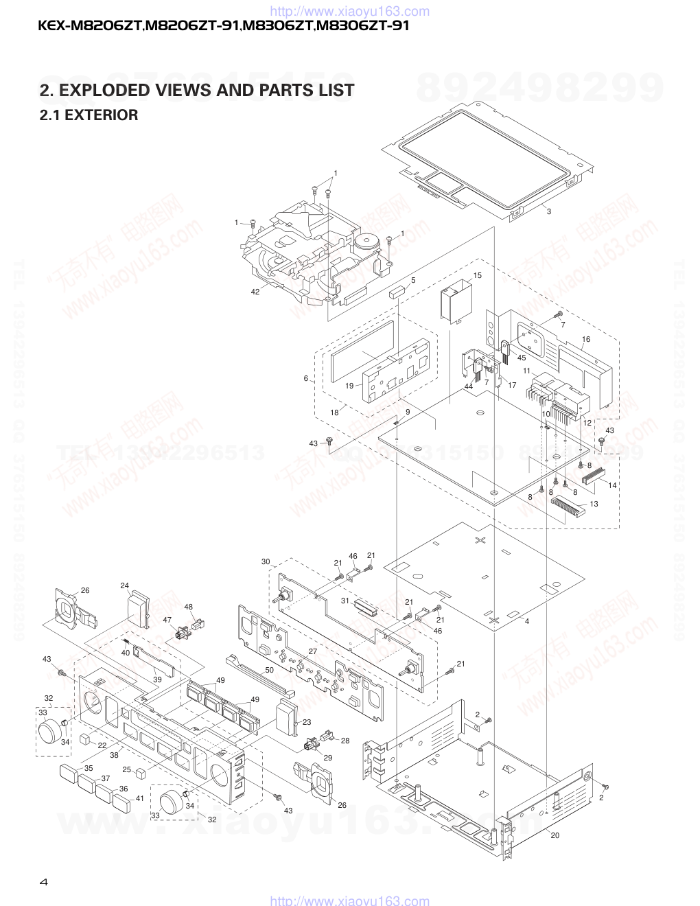 先锋PIONEER KEX-M8306ZT-91音响电路图-3 先锋PIONEER KEX-M8306ZT-91音响电路图-3