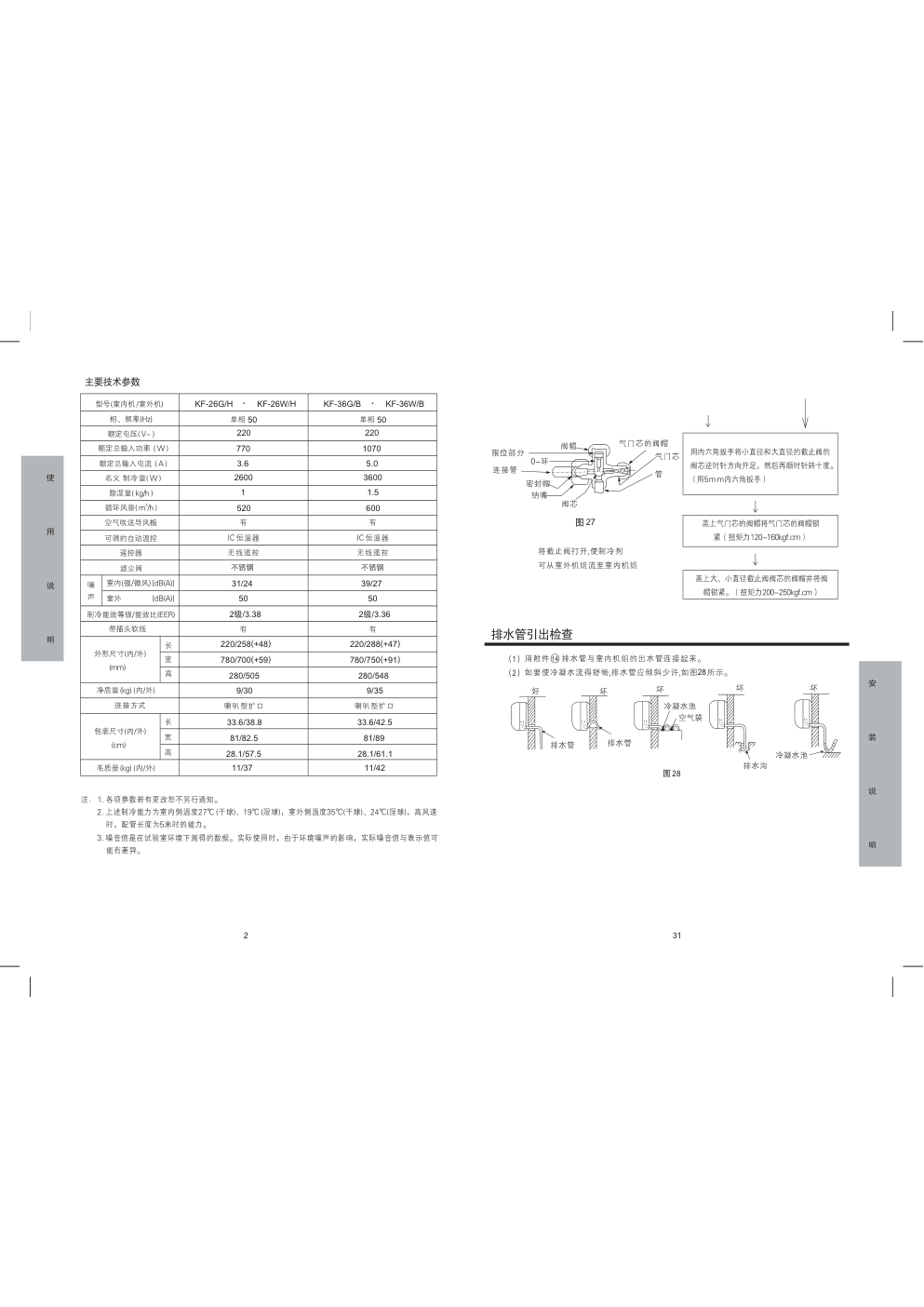 日立空调KF-36GWB型使用说明书-3 日立空调KF-36GWB型使用说明书-3