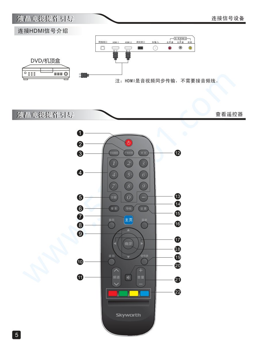 创维43X5E液晶电视说明书-6 创维43X5E液晶电视说明书-6