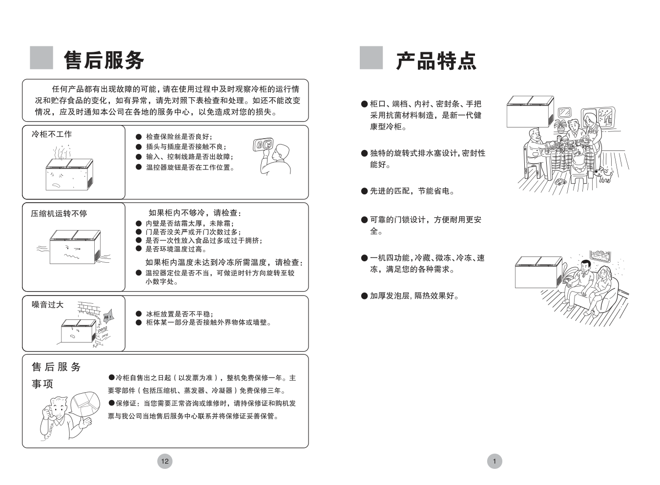 海尔BD-518A冰箱説明书-2 海尔BD-518A冰箱説明书-2