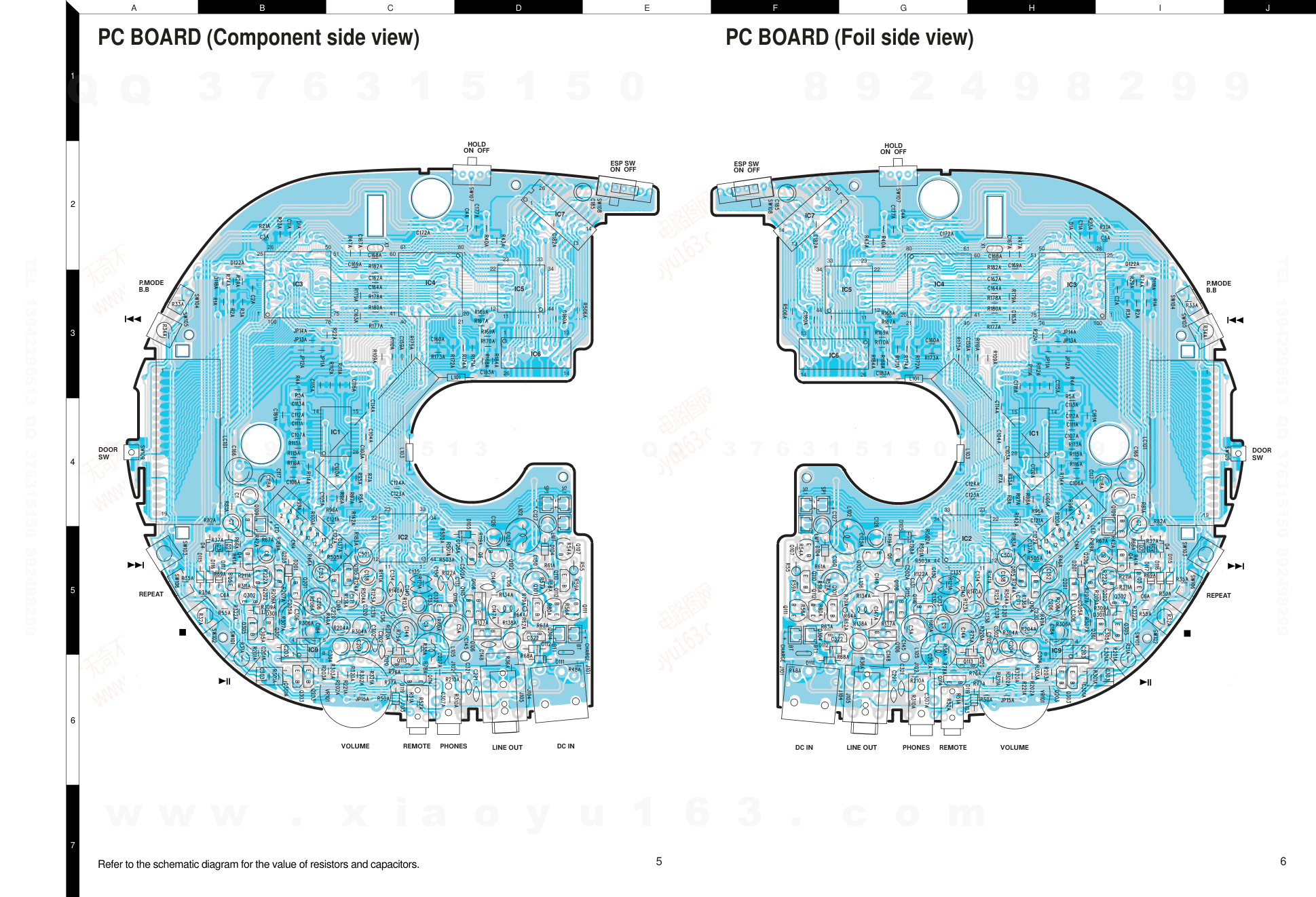 建伍KENWOOD DPC-X602 便携式CD播放机维修手册-4 建伍KENWOOD DPC-X602 便携式CD播放机维修手册-4