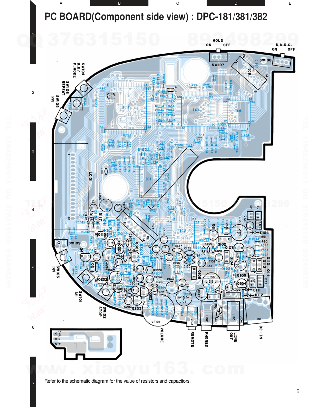 建伍KENWOOD DPC-383 便携式CD播放机电路图-4