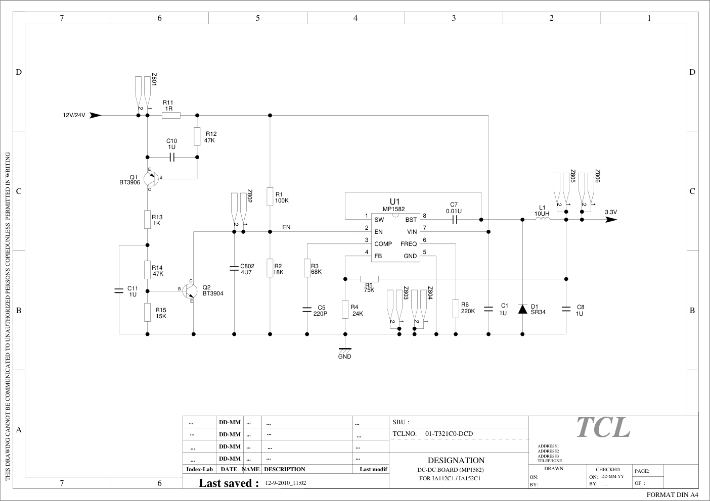TCL液晶电视40-A112C1-PWE1XG电源板电路图-3