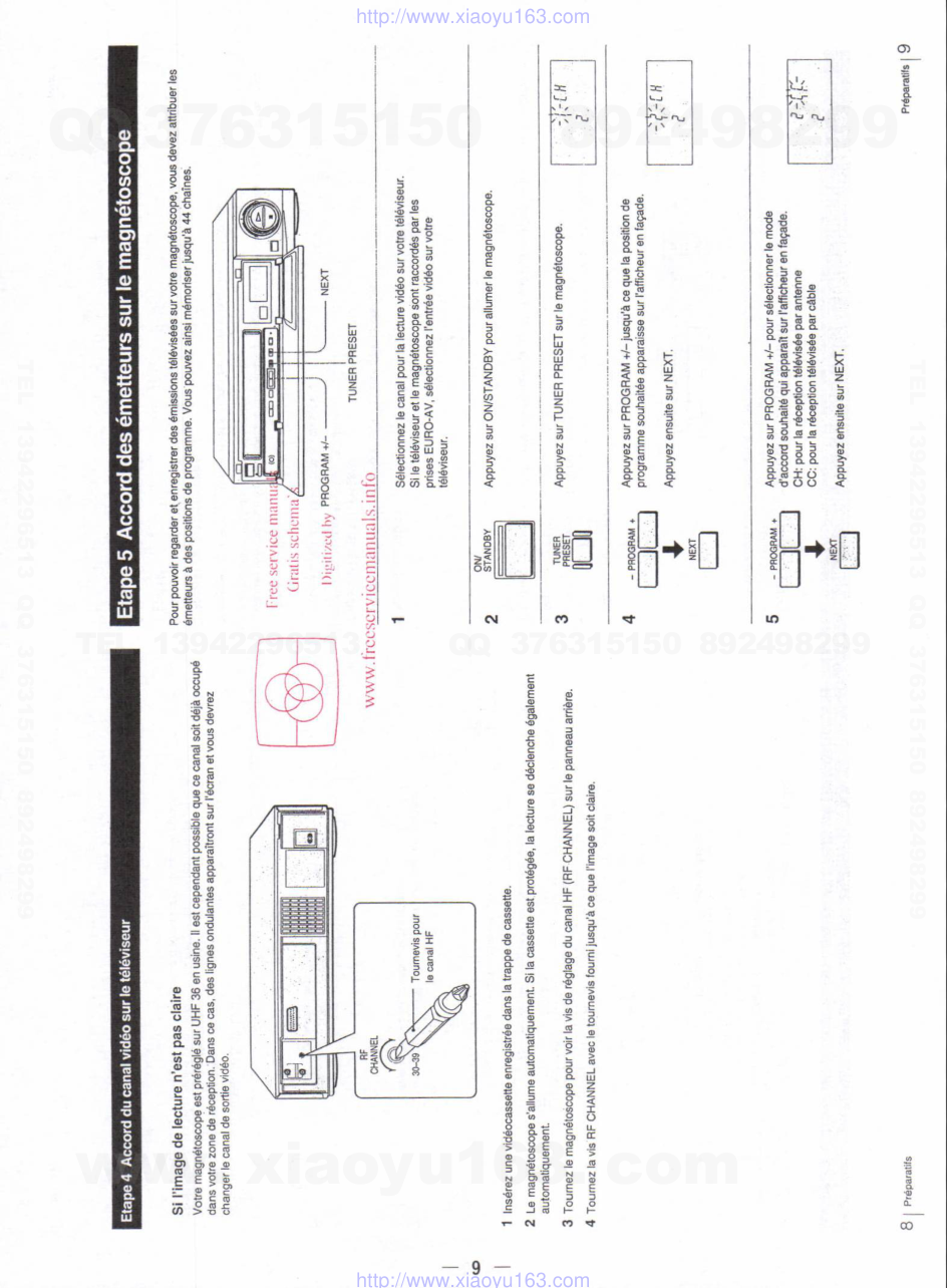 索尼SONY RMT-V137B录像机维修资料-8
