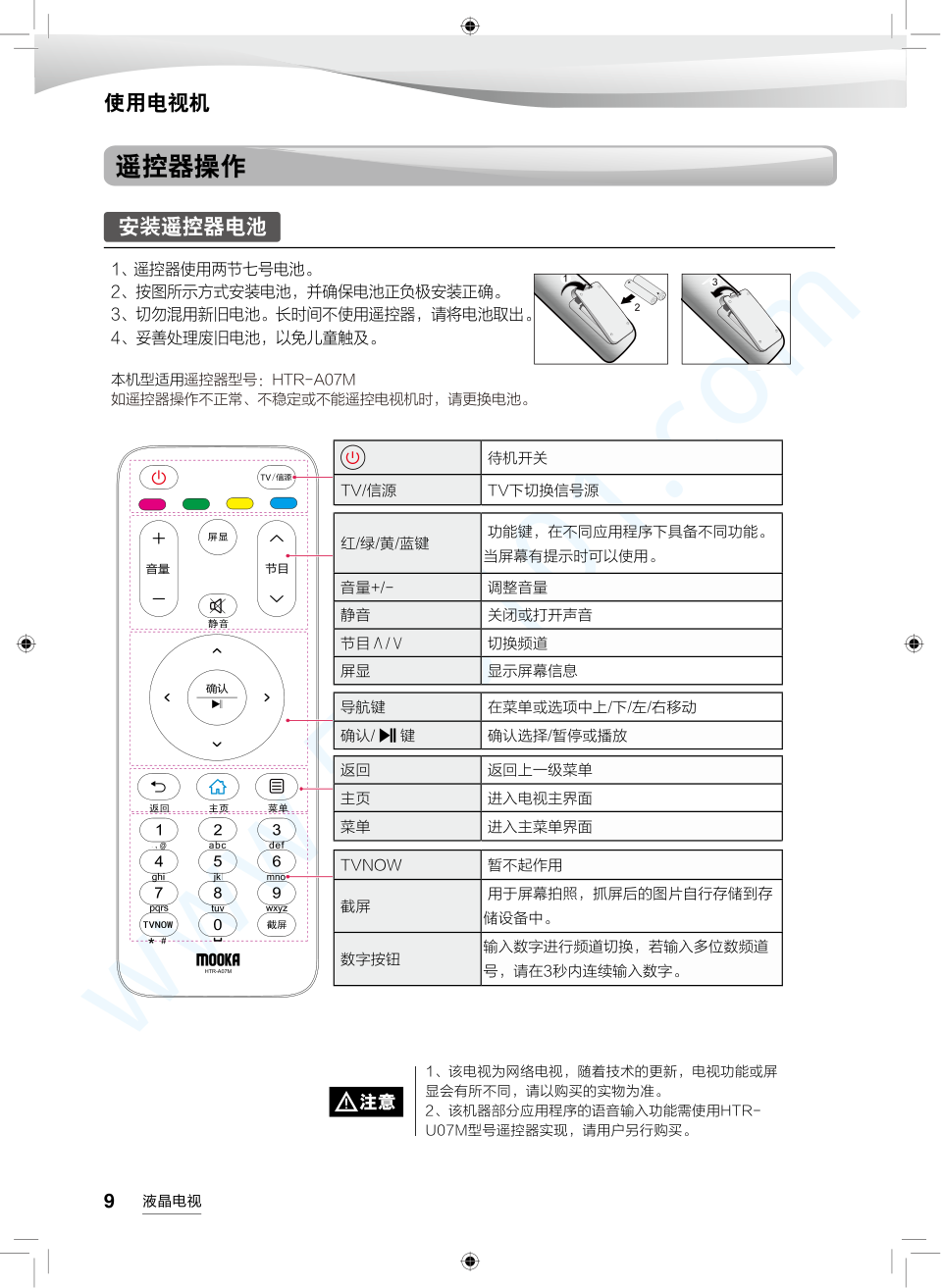 海尔U48A5液晶电视说明书-9 海尔U48A5液晶电视说明书-9