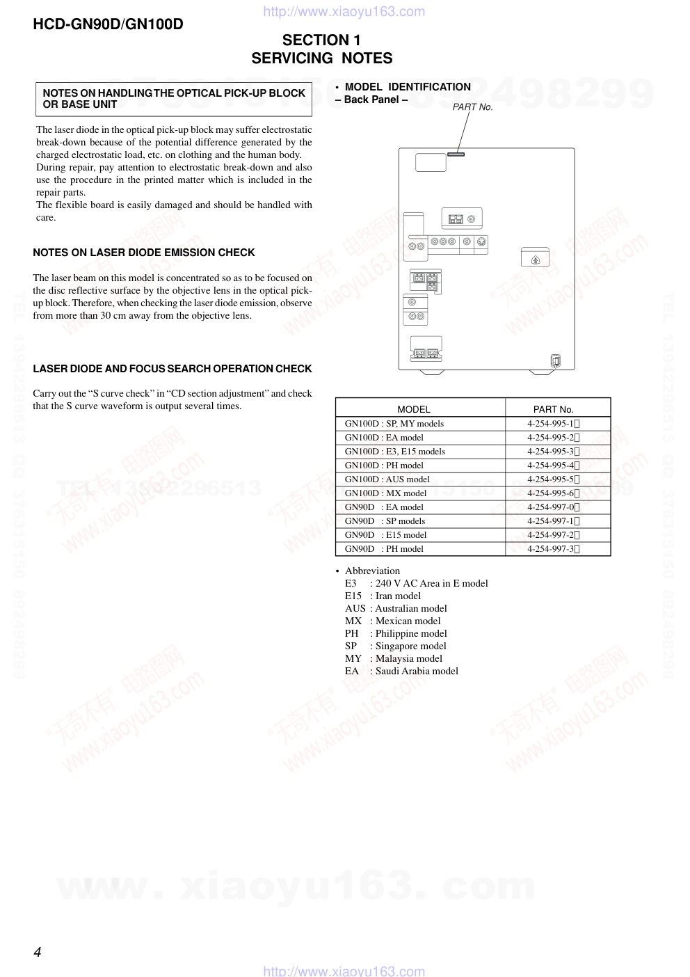 索尼SONY HCD-GN90D音响图纸-3