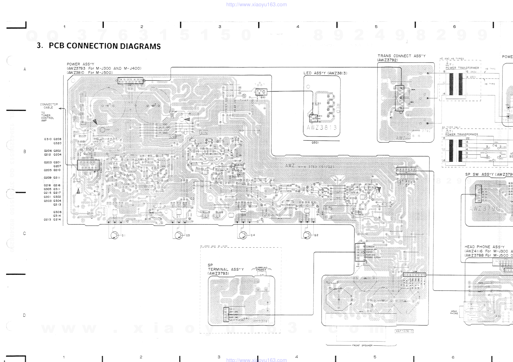 先锋PIONEER M-J300音响电路图-2