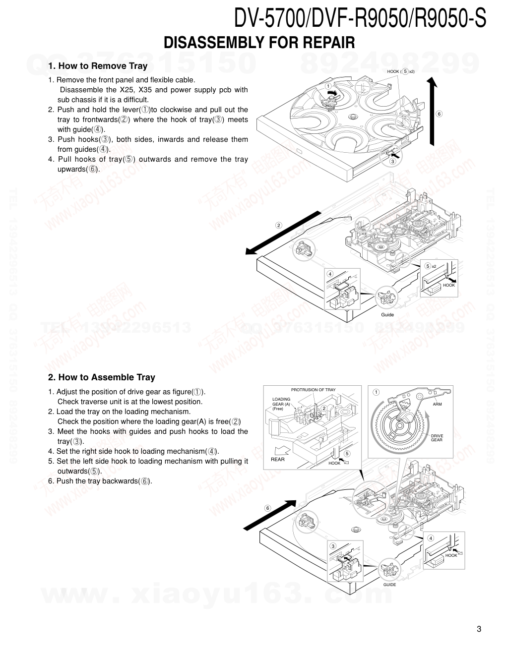 建伍KENWOOD DVF-R9050 双碟CDDVDVCD播放机电路图-2