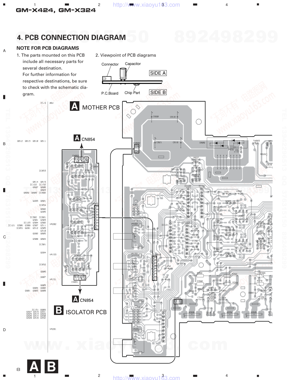 先锋PIONEER GM-X424音响电路图-7