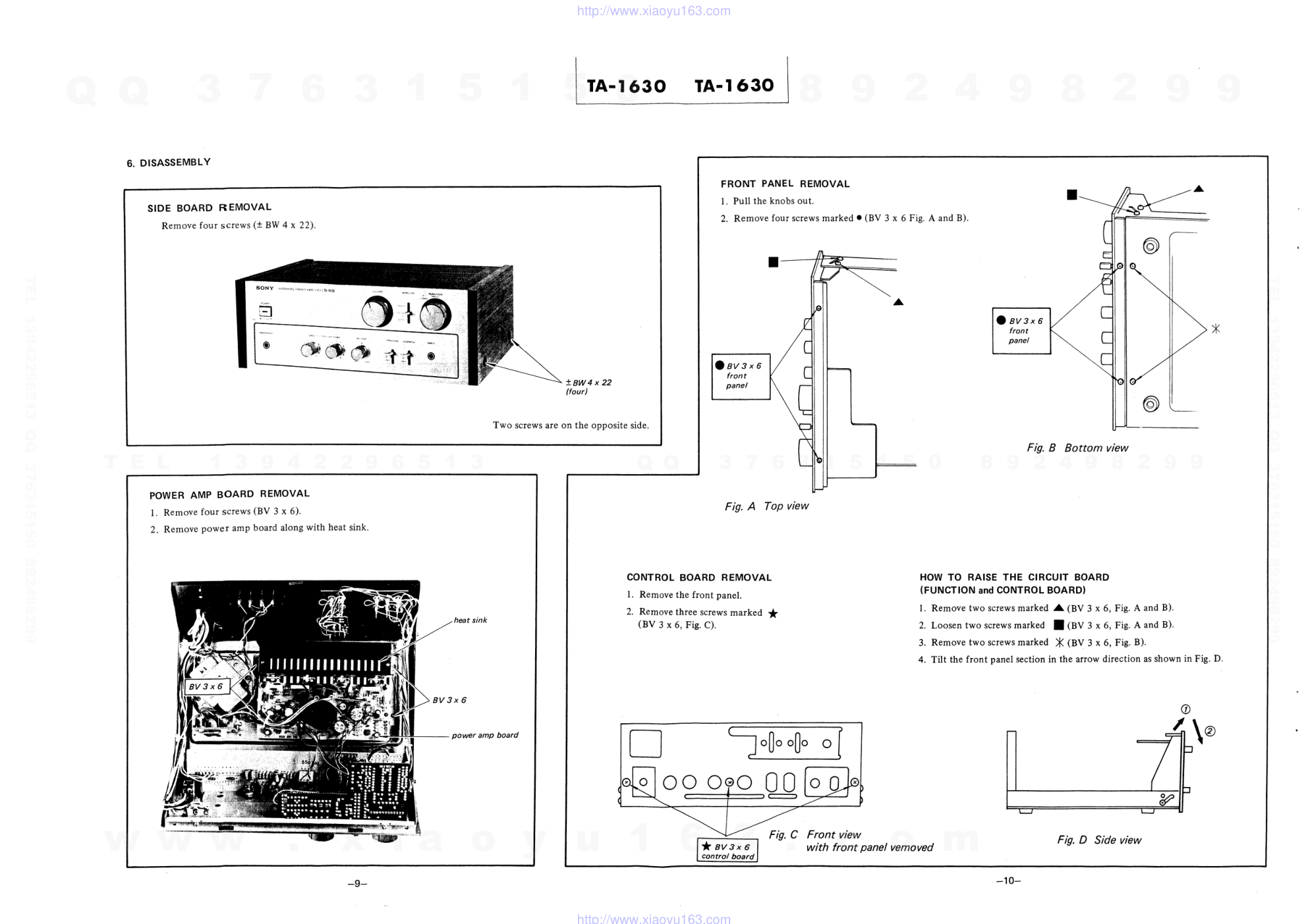 索尼SONY TA-1630音响电路原理图-6