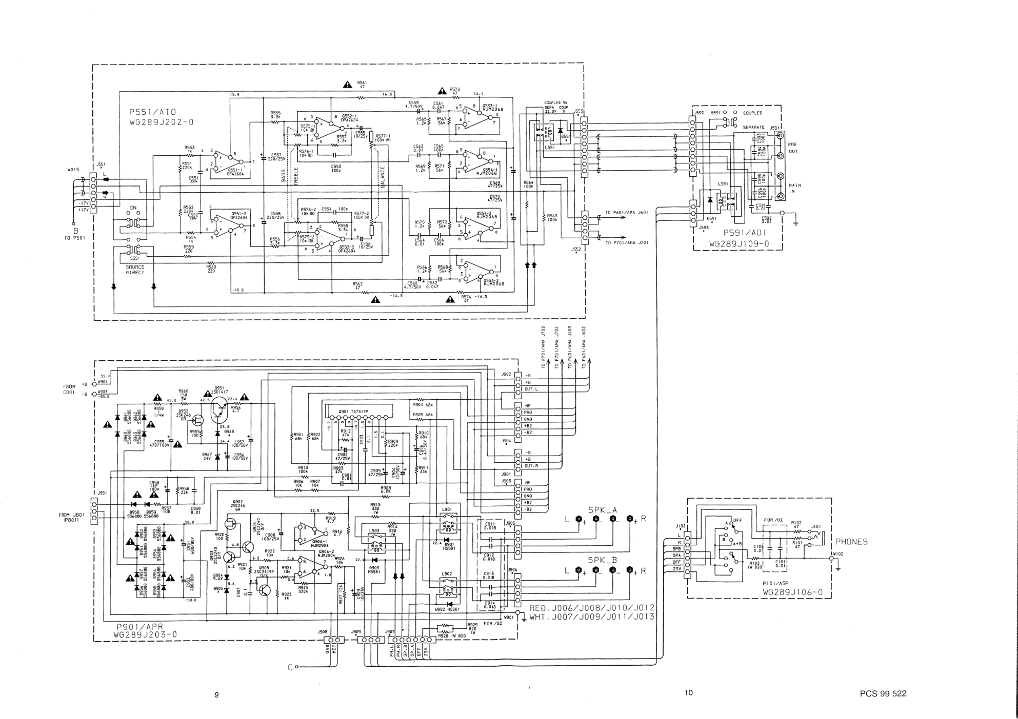 马兰士MARANTZ PM1402G音响电路图-6 马兰士MARANTZ PM1402G音响电路图-6