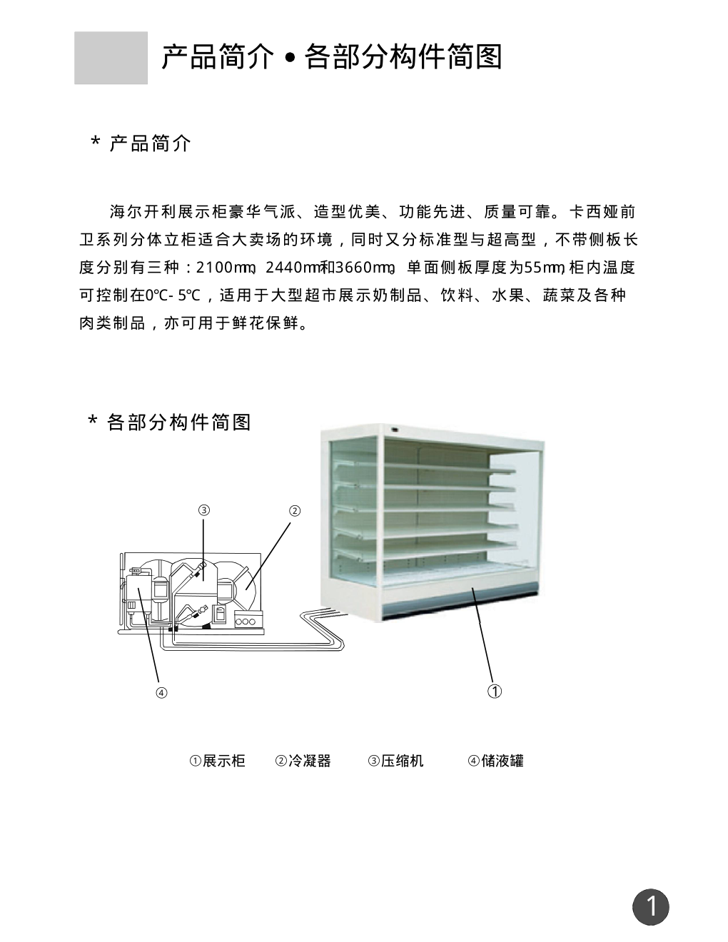 海尔GK2.4L6FE冰箱使用说明书-1 海尔GK2.4L6FE冰箱使用说明书-1