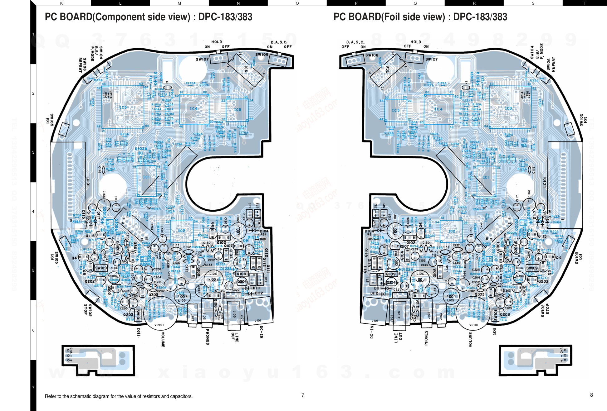 建伍KENWOOD DPC-383 便携式CD播放机电路图-6