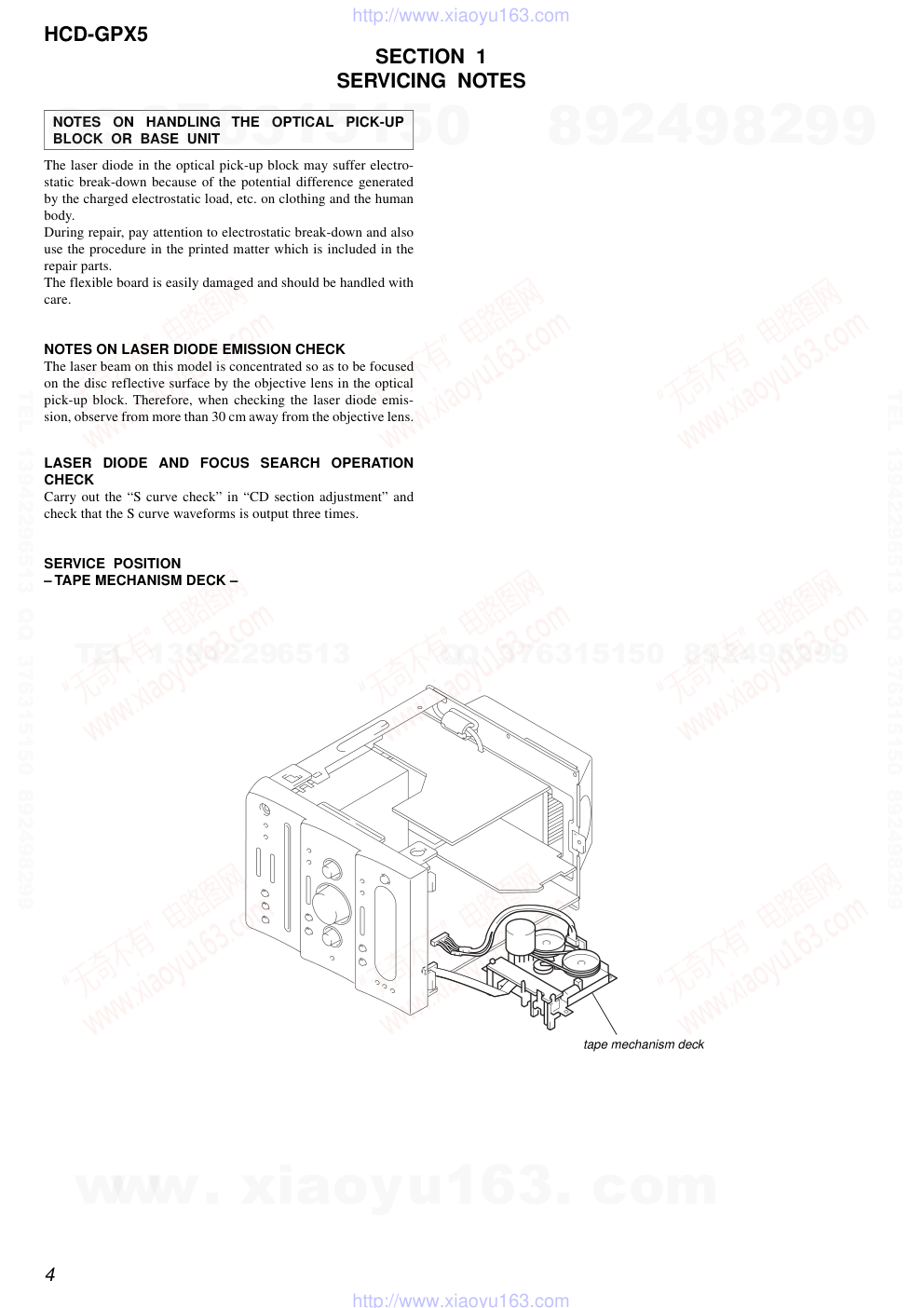 索尼SONY HCD-GPX5音响电路图-3 索尼SONY HCD-GPX5音响电路图-3