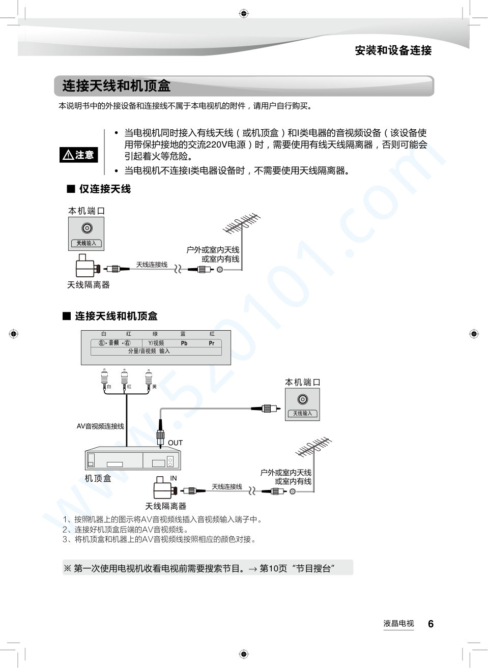 海尔65A5M液晶电视说明书-6 海尔65A5M液晶电视说明书-6