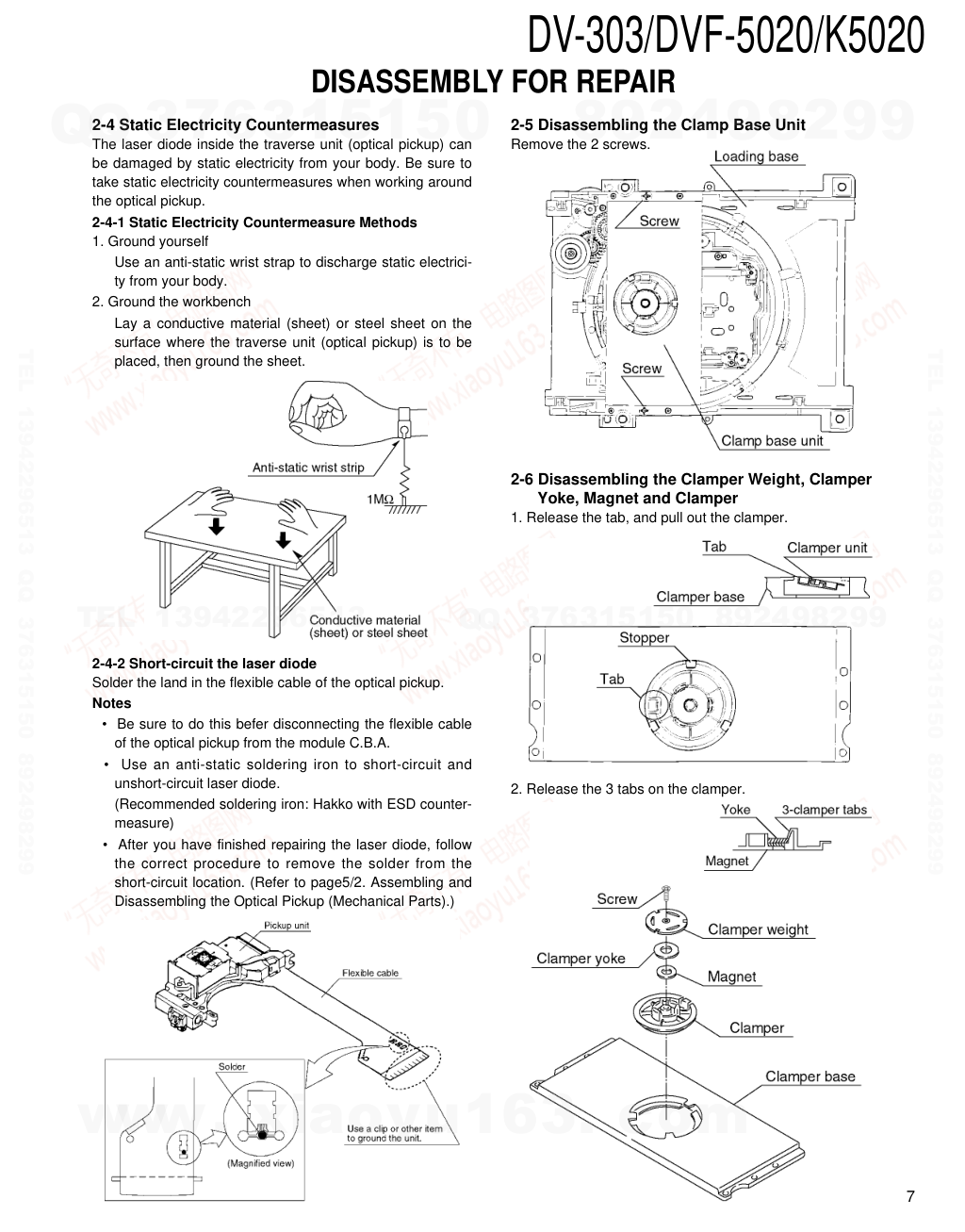 建伍KENWOOD DVF-K5020 CDDVD播放机电路图-6 建伍KENWOOD DVF-K5020 CDDVD播放机电路图-6