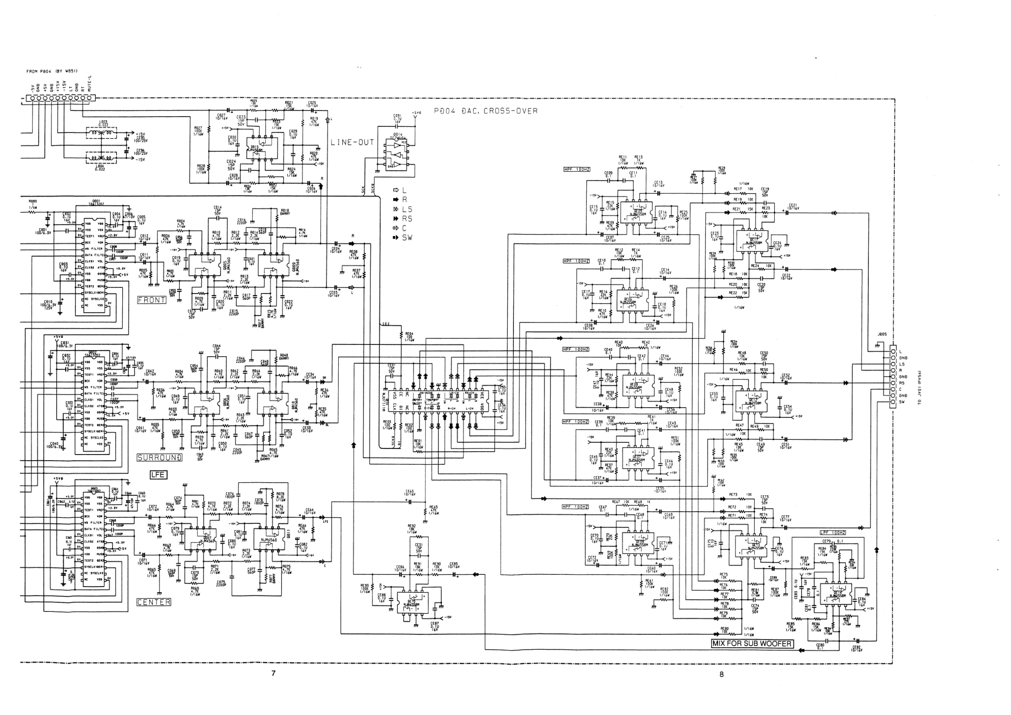 马兰士MARANTZ DP87002B音响电路图-7