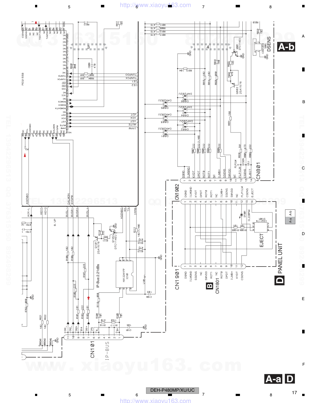 先锋PIONEER DEH-P480MPXUUC电路图-6