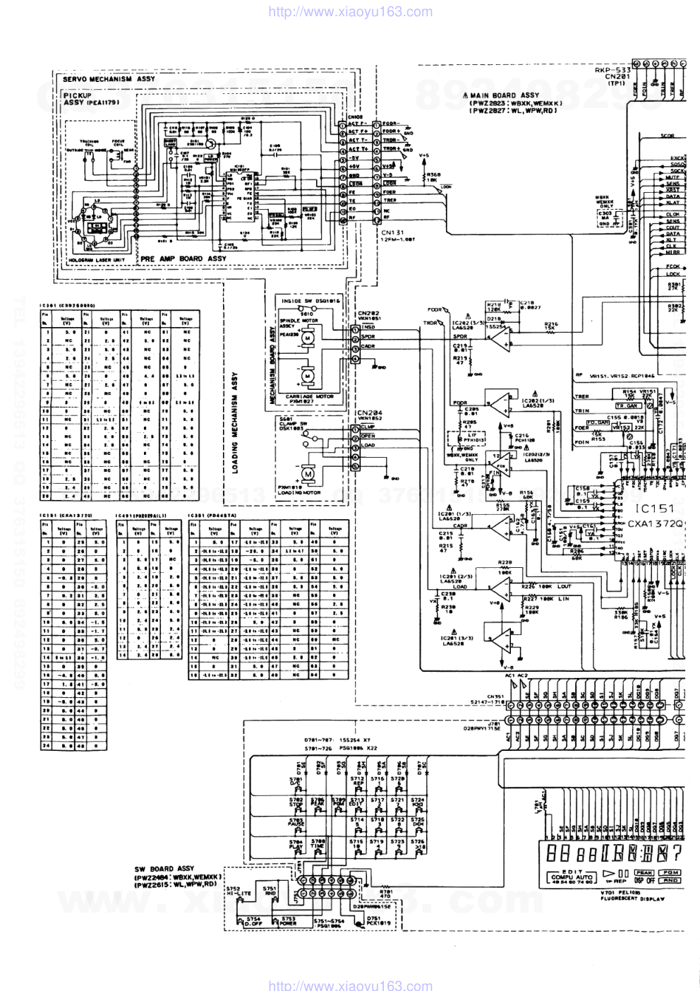 先锋PIONEER PD-S503音响电路图-2 先锋PIONEER PD-S503音响电路图-2