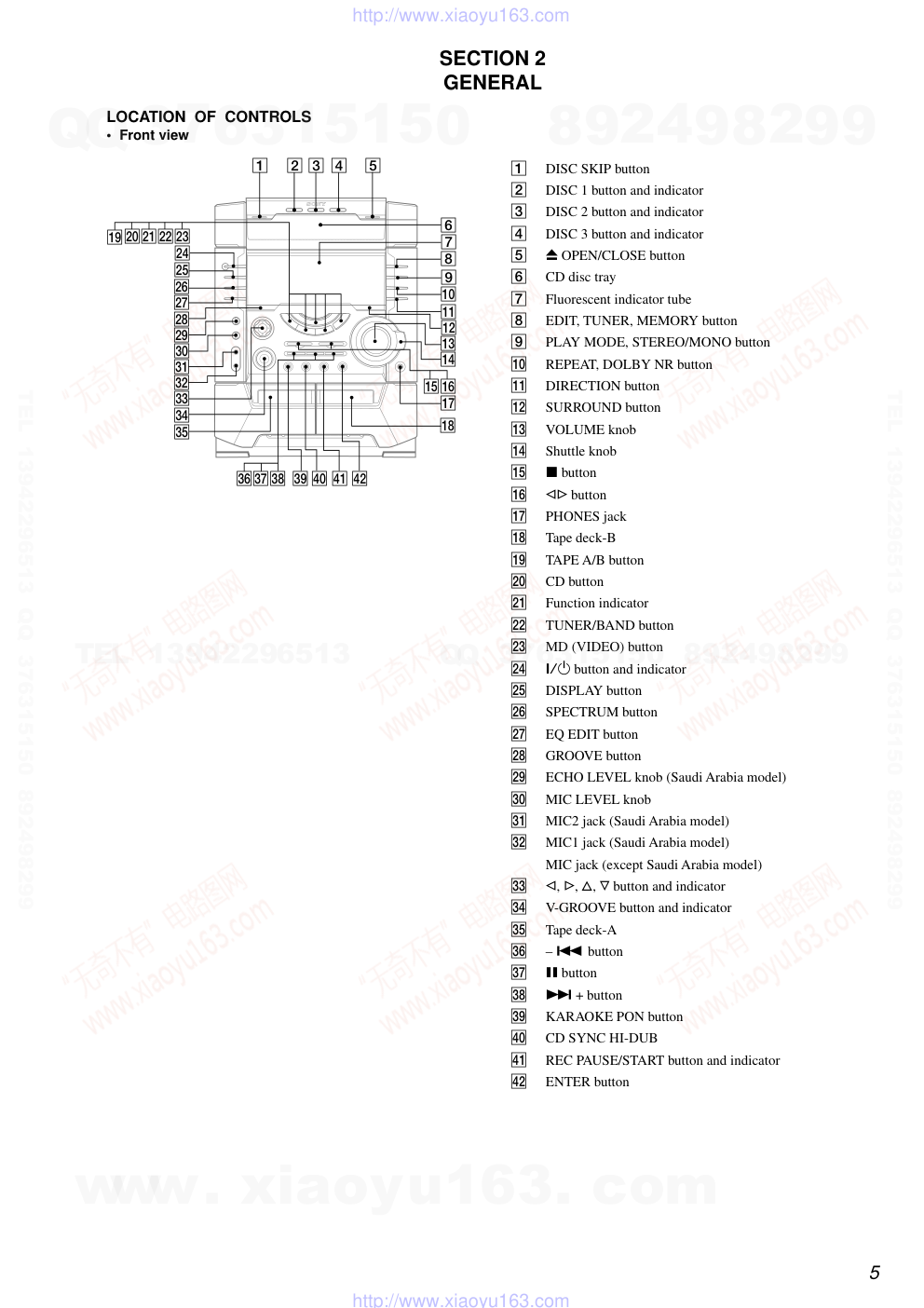 索尼SONY HCD-DX8音响图纸-4 索尼SONY HCD-DX8音响图纸-4