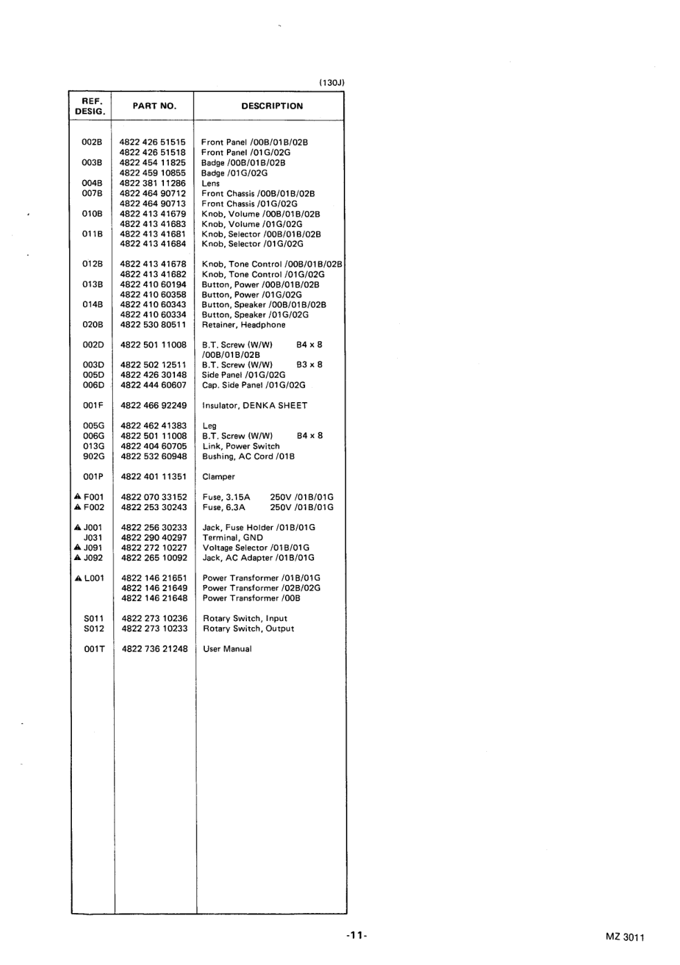 马兰士MARANTZ PM7202B音响电路图-8 马兰士MARANTZ PM7202B音响电路图-8