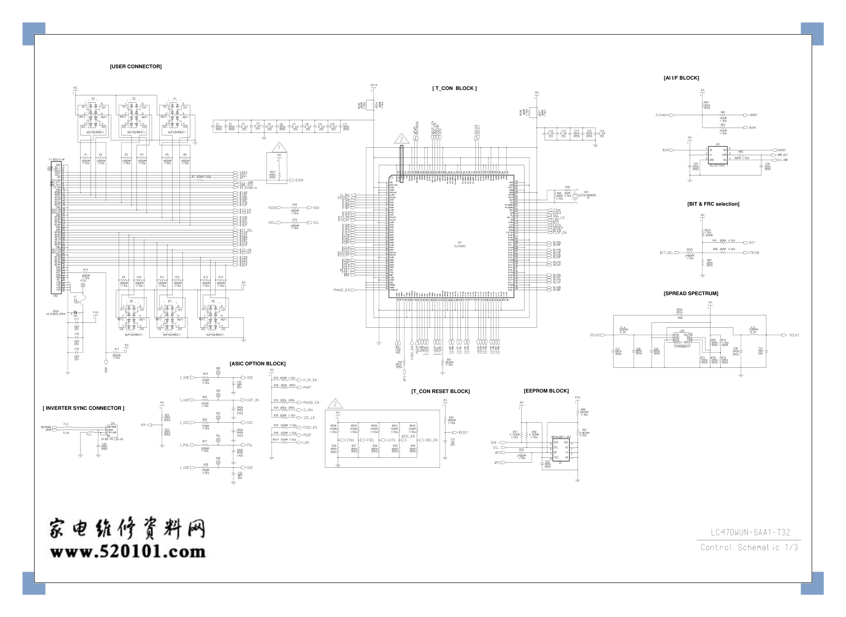 LG LC470WUN-SAA2-731逻辑板电路原理图-0 LG LC470WUN-SAA2-731逻辑板电路原理图-0