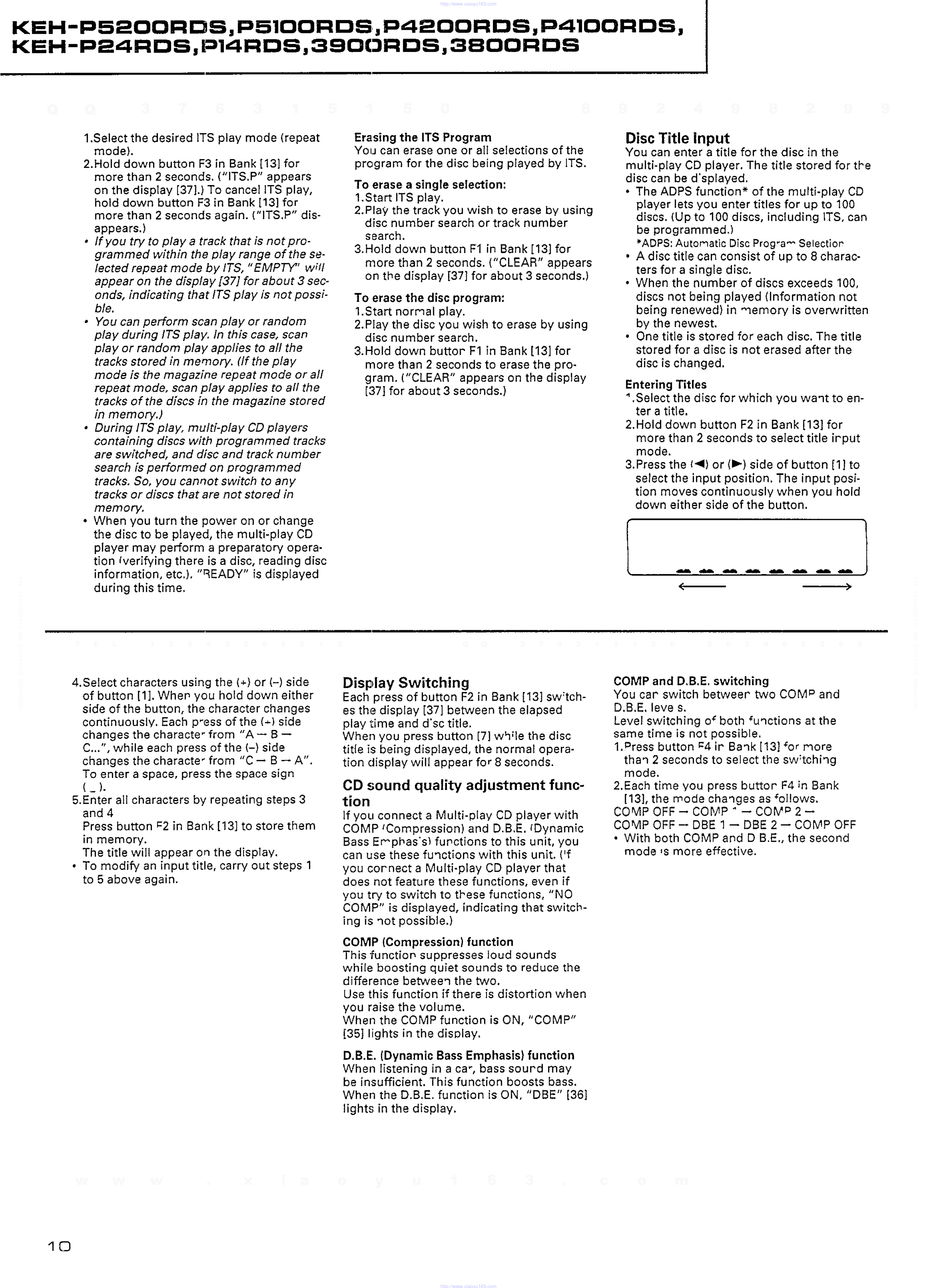 先锋PIONEER KEH-P14RDS音响电路图-9