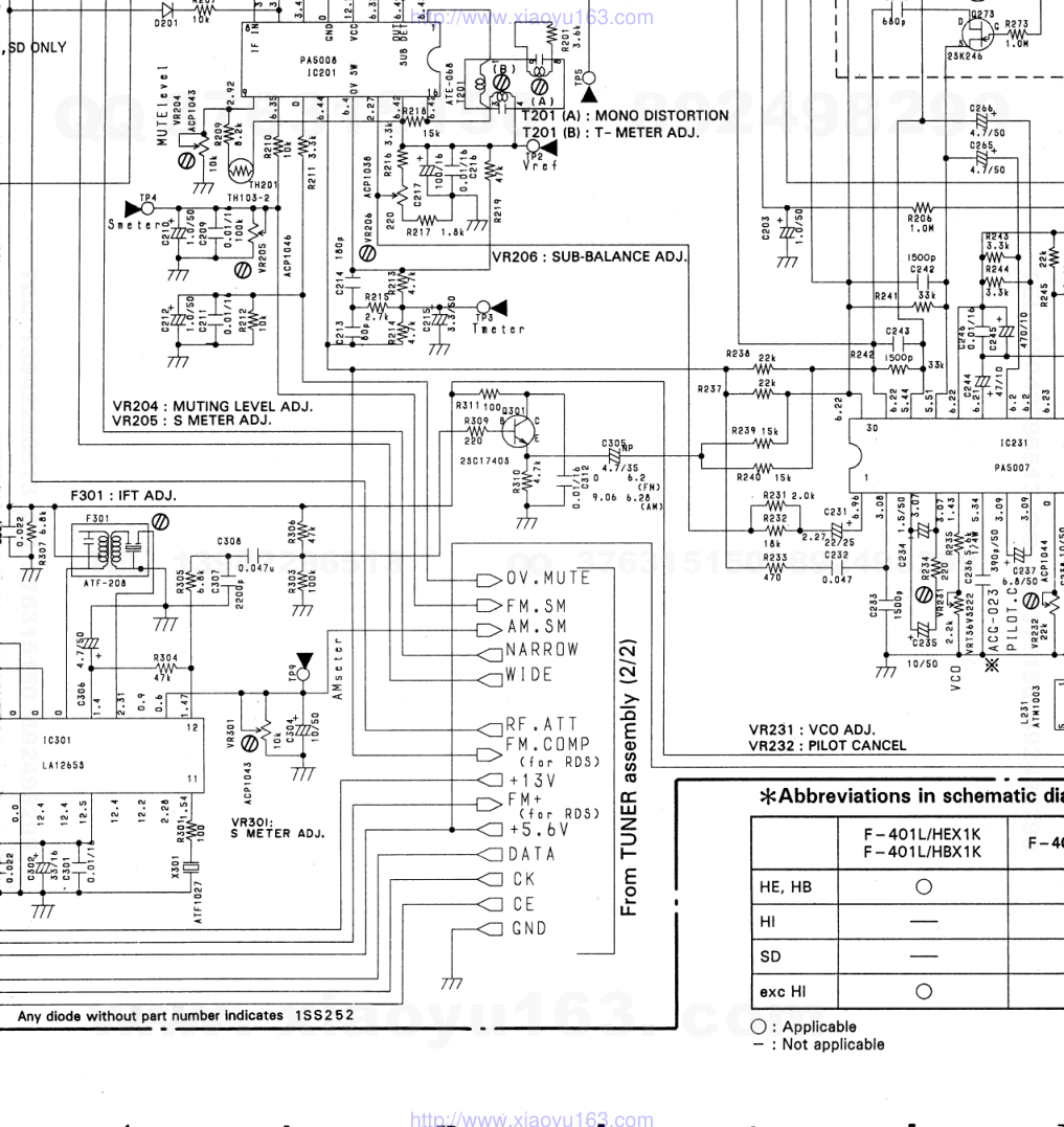 先锋PIONEER F-401L音响电路图-5 先锋PIONEER F-401L音响电路图-5