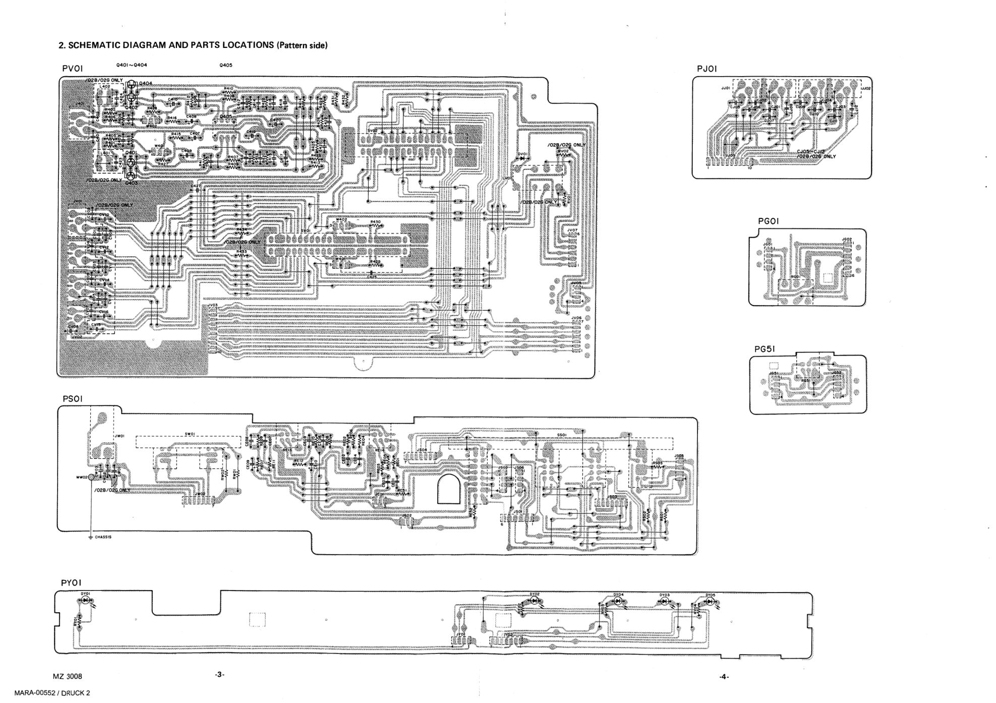 马兰士MARANTZ PM7202B音响电路图-3 马兰士MARANTZ PM7202B音响电路图-3