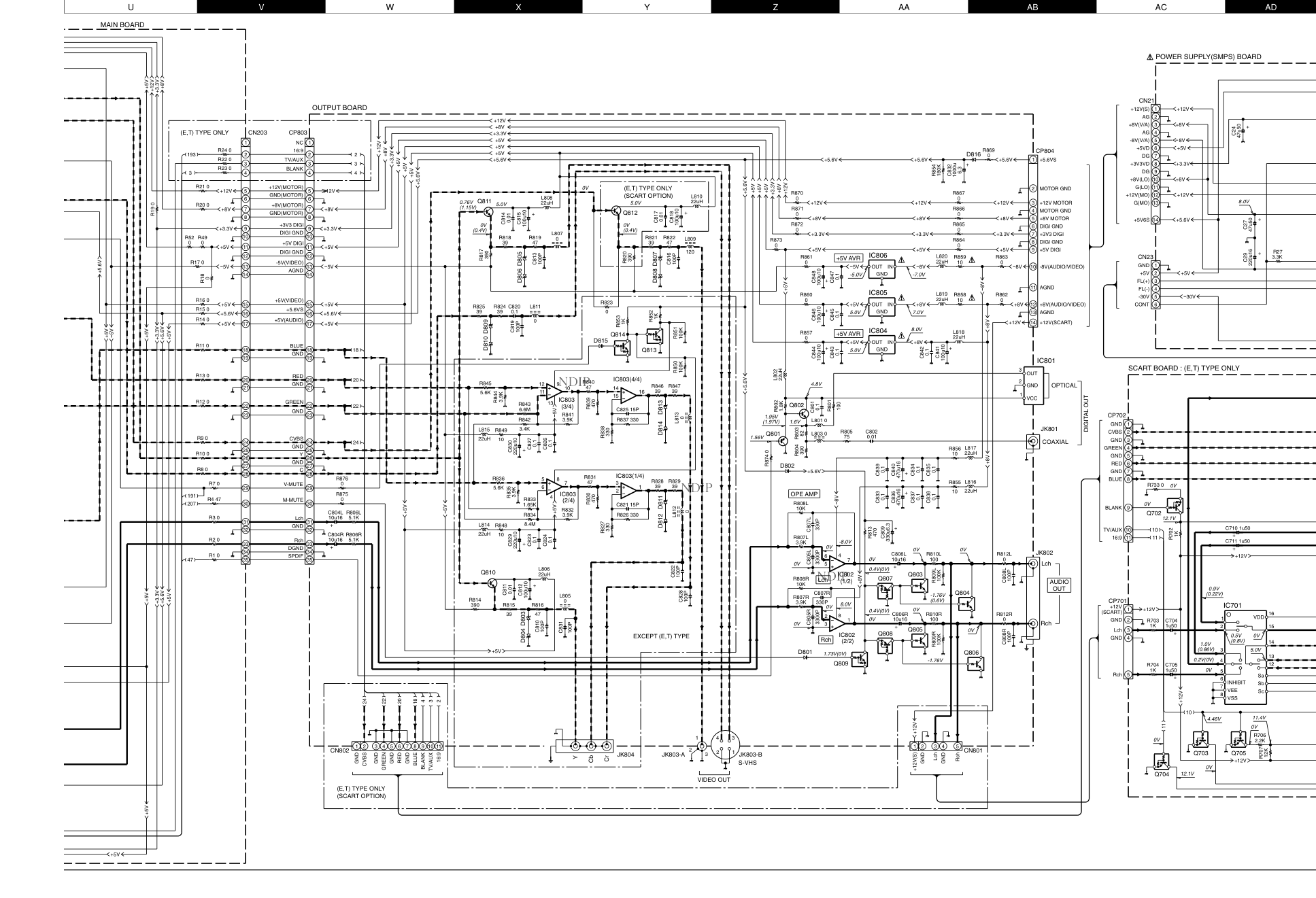 建伍KENWOOD DV-402音响电路原理图-5 建伍KENWOOD DV-402音响电路原理图-5