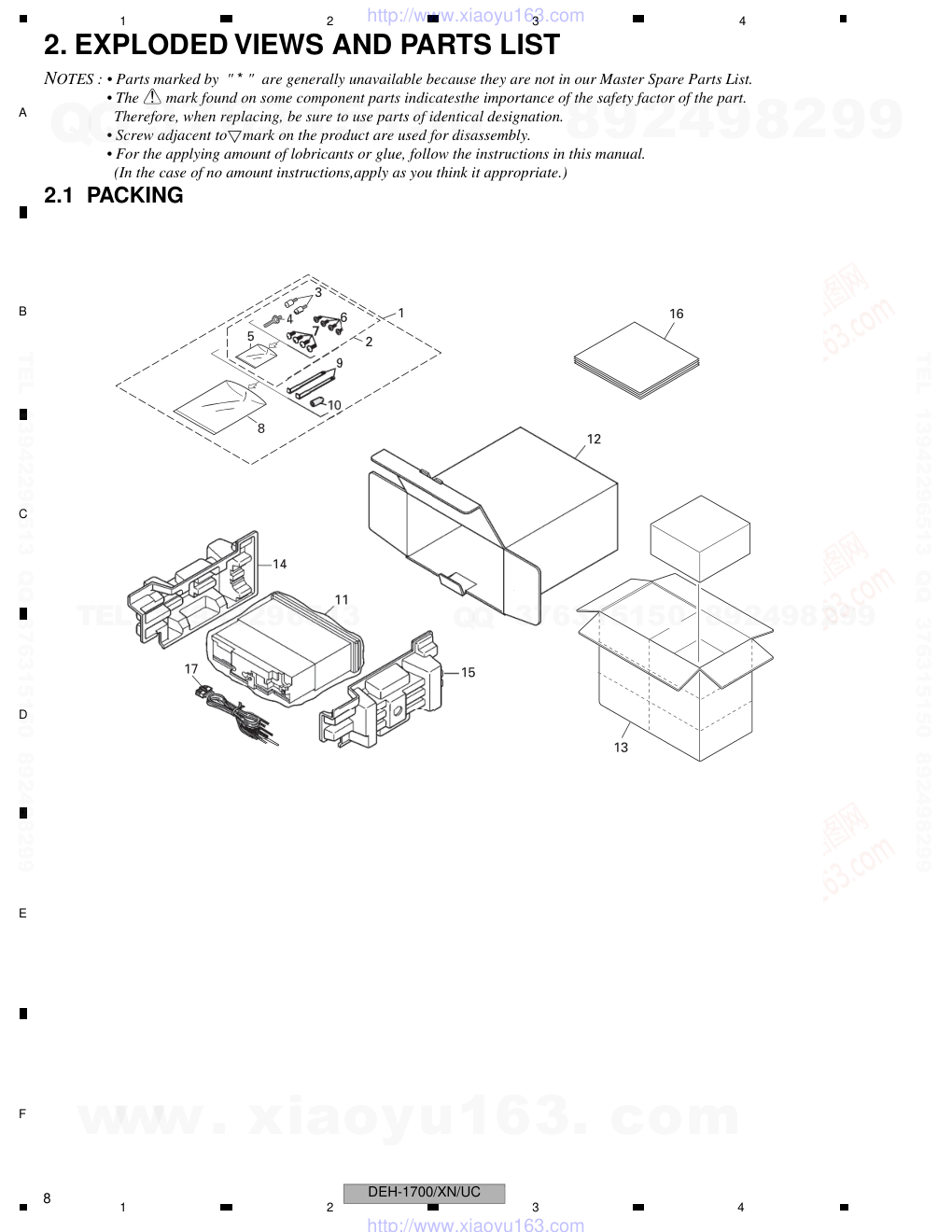 先锋PIONEER DEH-7XN电路图-7 先锋PIONEER DEH-7XN电路图-7