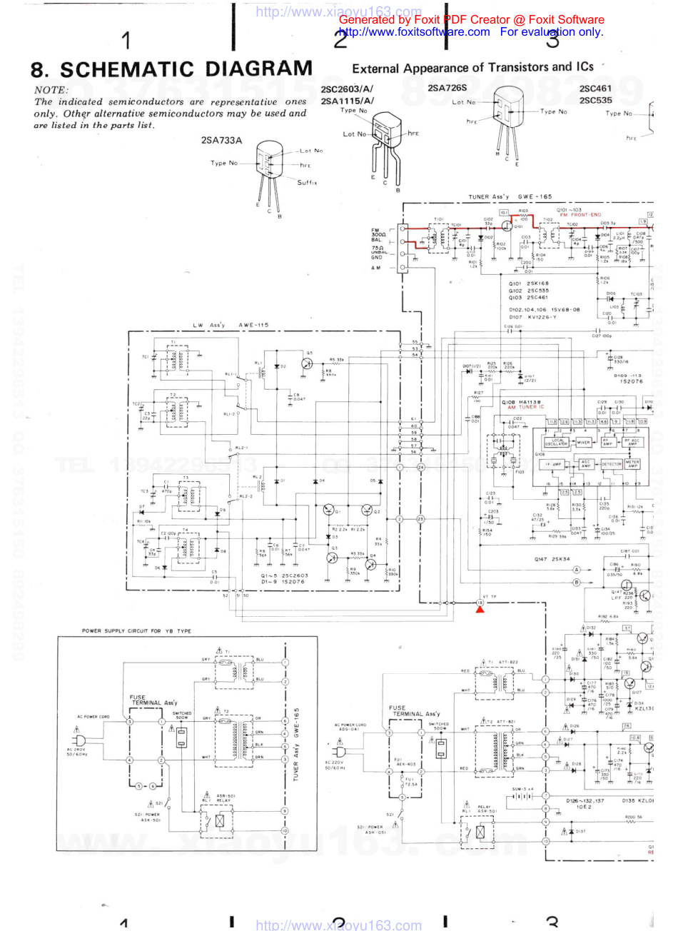 先锋PIONEER F-X50L音响电路图-3 先锋PIONEER F-X50L音响电路图-3