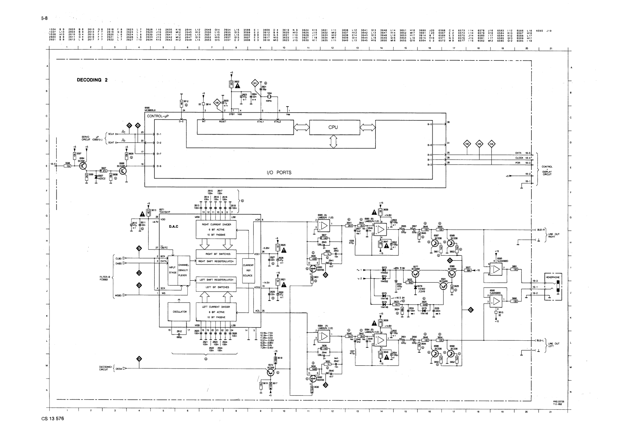 马兰士MARANTZ CD65II音响电路图-4