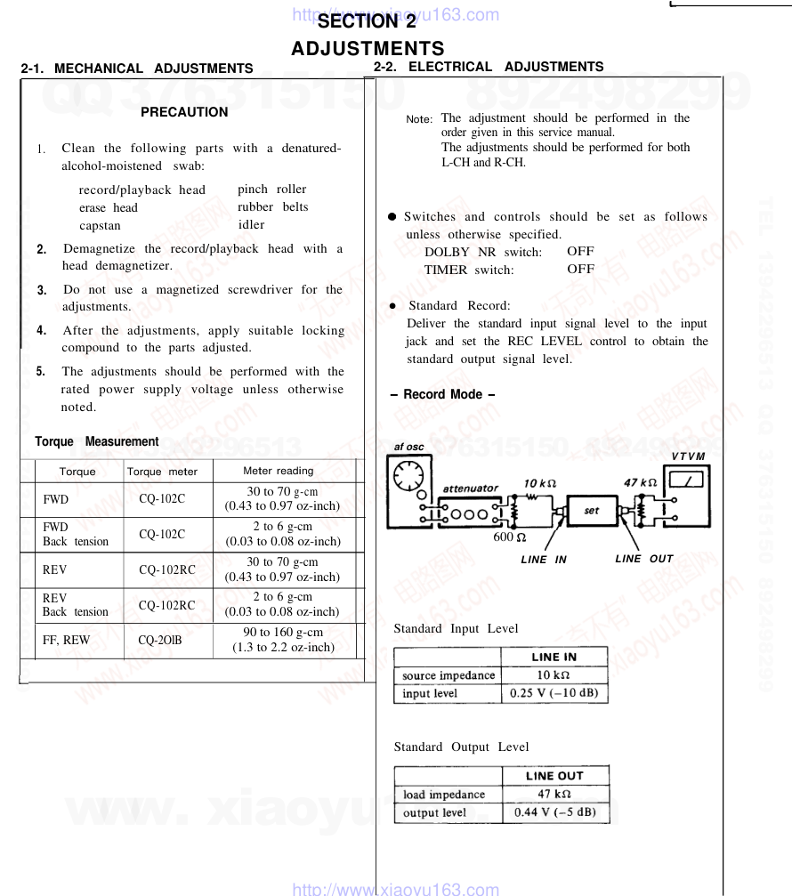 索尼SONY TC-R303电路图-6 索尼SONY TC-R303电路图-6