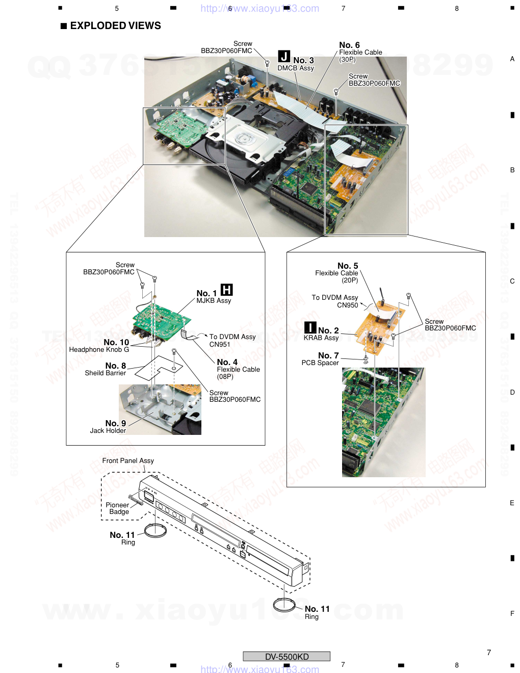 先锋PIONEER DV-5500KD电路图-6 先锋PIONEER DV-5500KD电路图-6