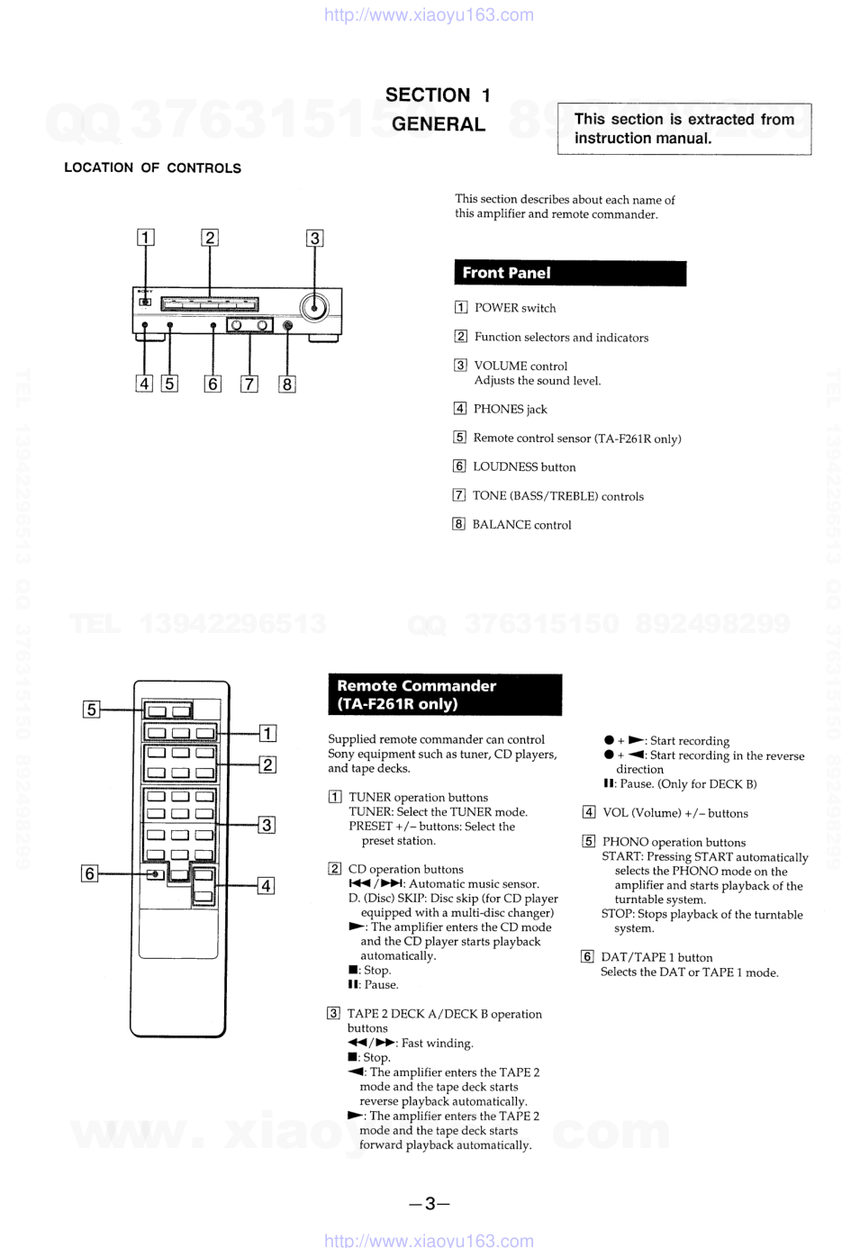 索尼SONY TA-F161音响电路原理图-2