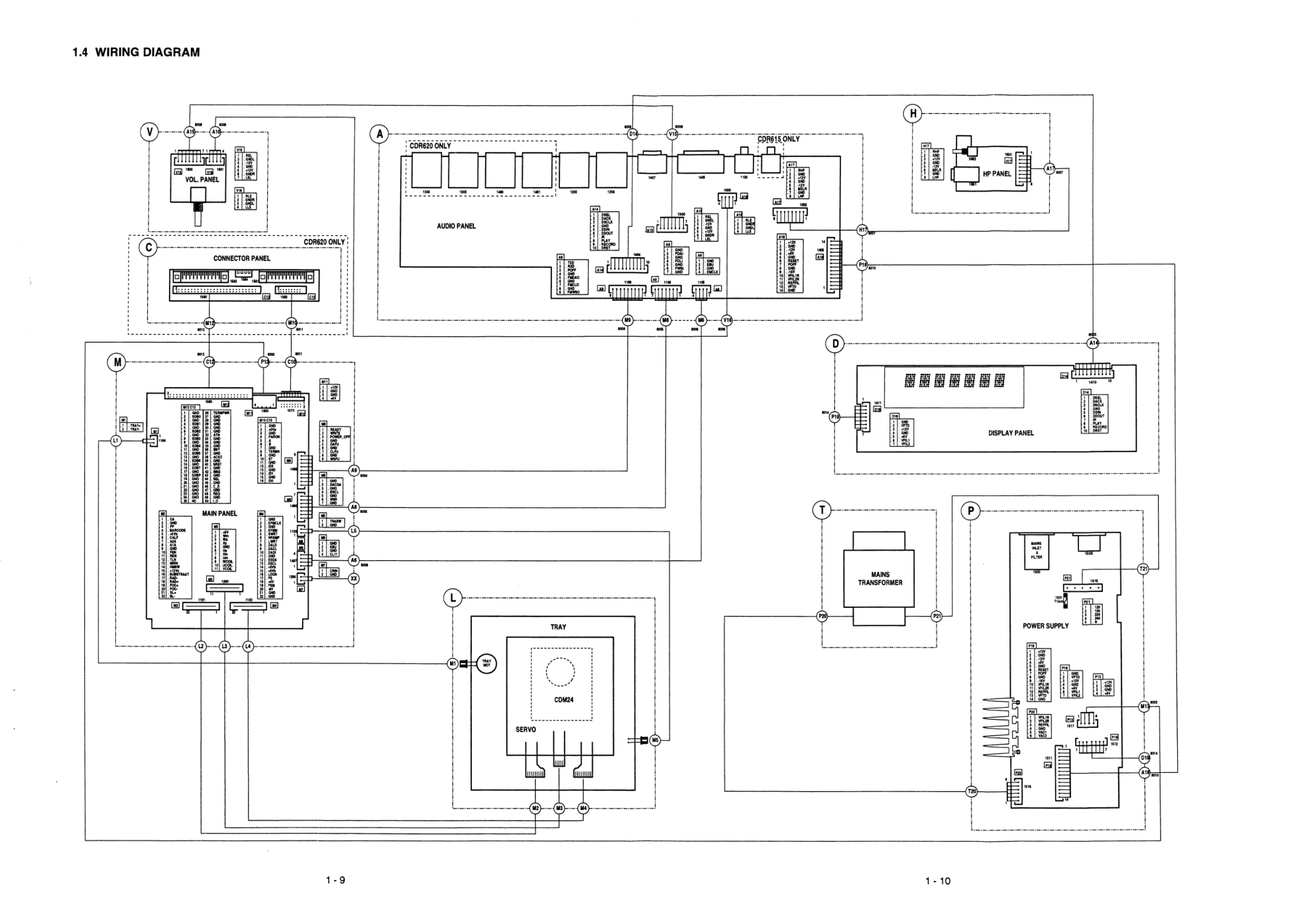 马兰士MARANTZ CDR61502B音响电路图-9 马兰士MARANTZ CDR61502B音响电路图-9